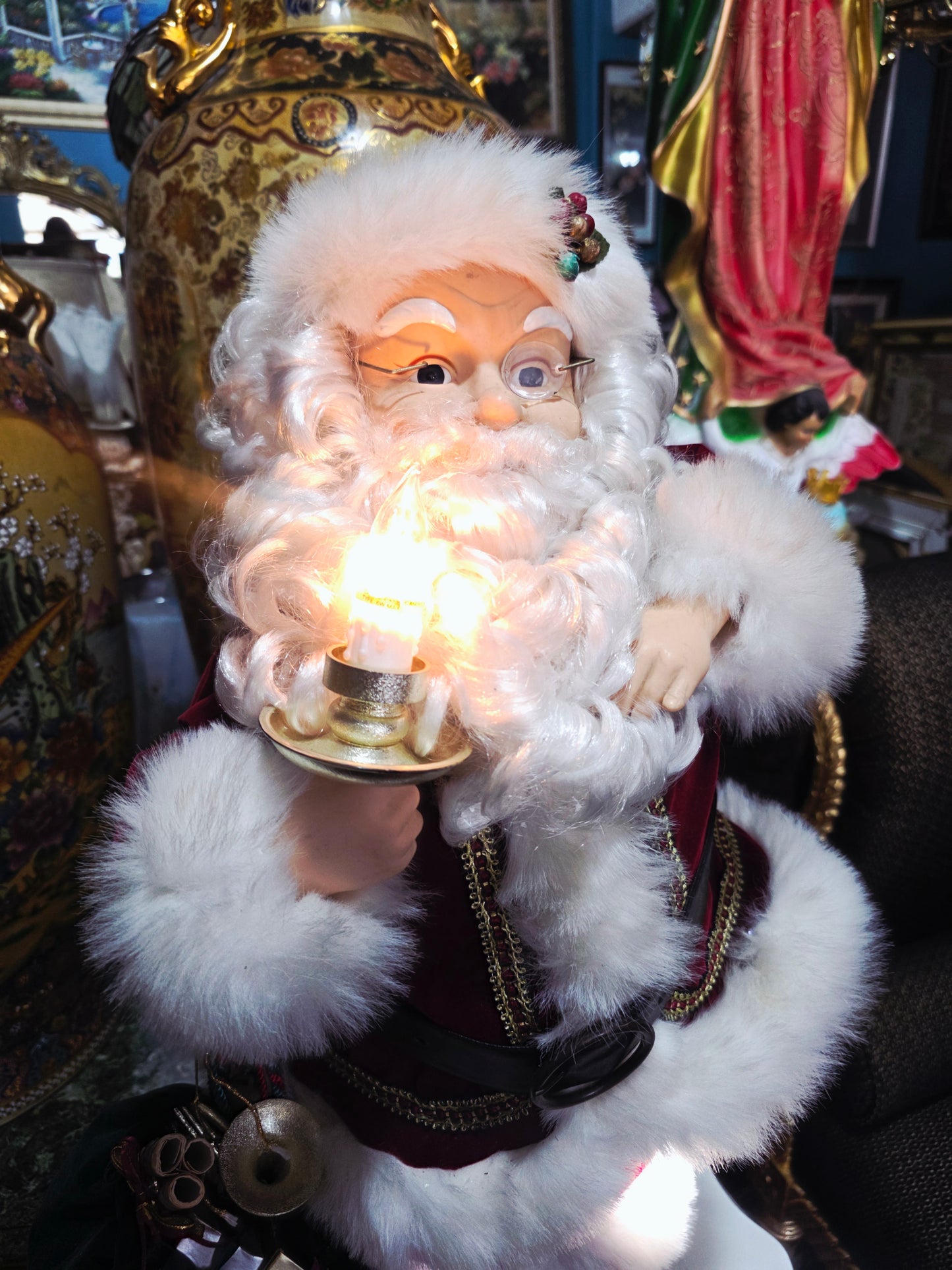 🎅 Vintage Santa Claus Animated Figure – Holiday Creations 1998 🎄