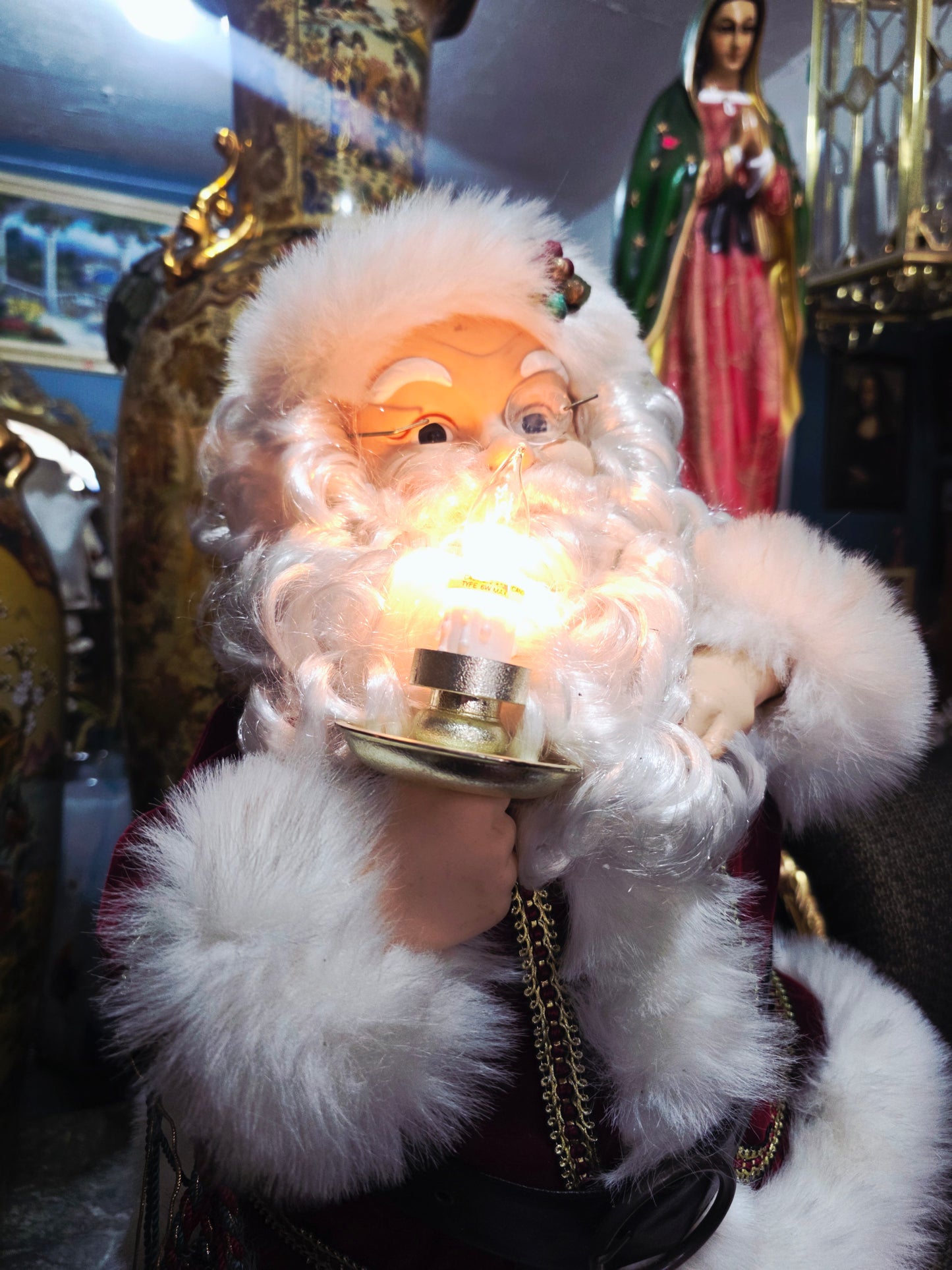 🎅 Vintage Santa Claus Animated Figure – Holiday Creations 1998 🎄