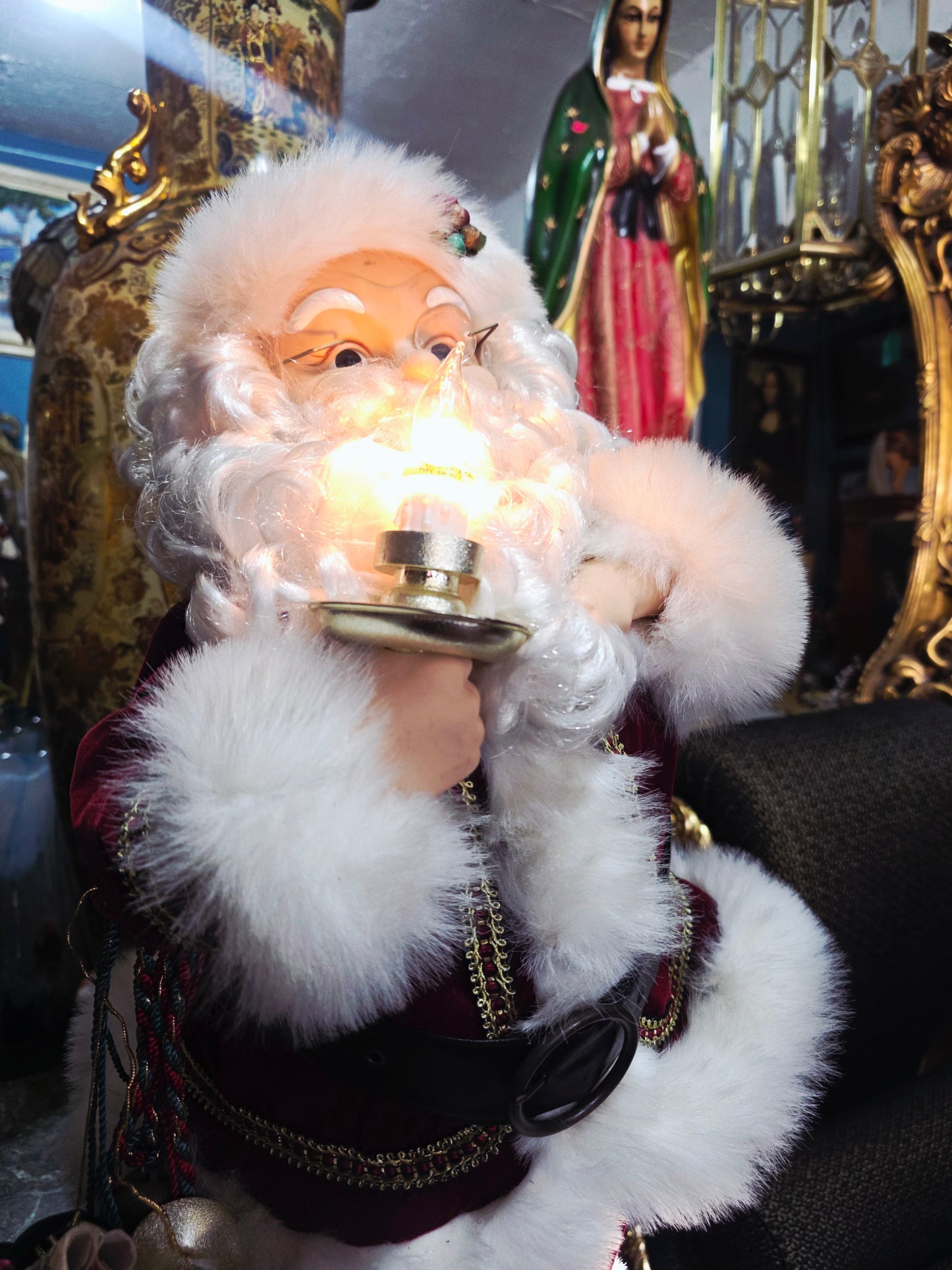 🎅 Vintage Santa Claus Animated Figure – Holiday Creations 1998 🎄