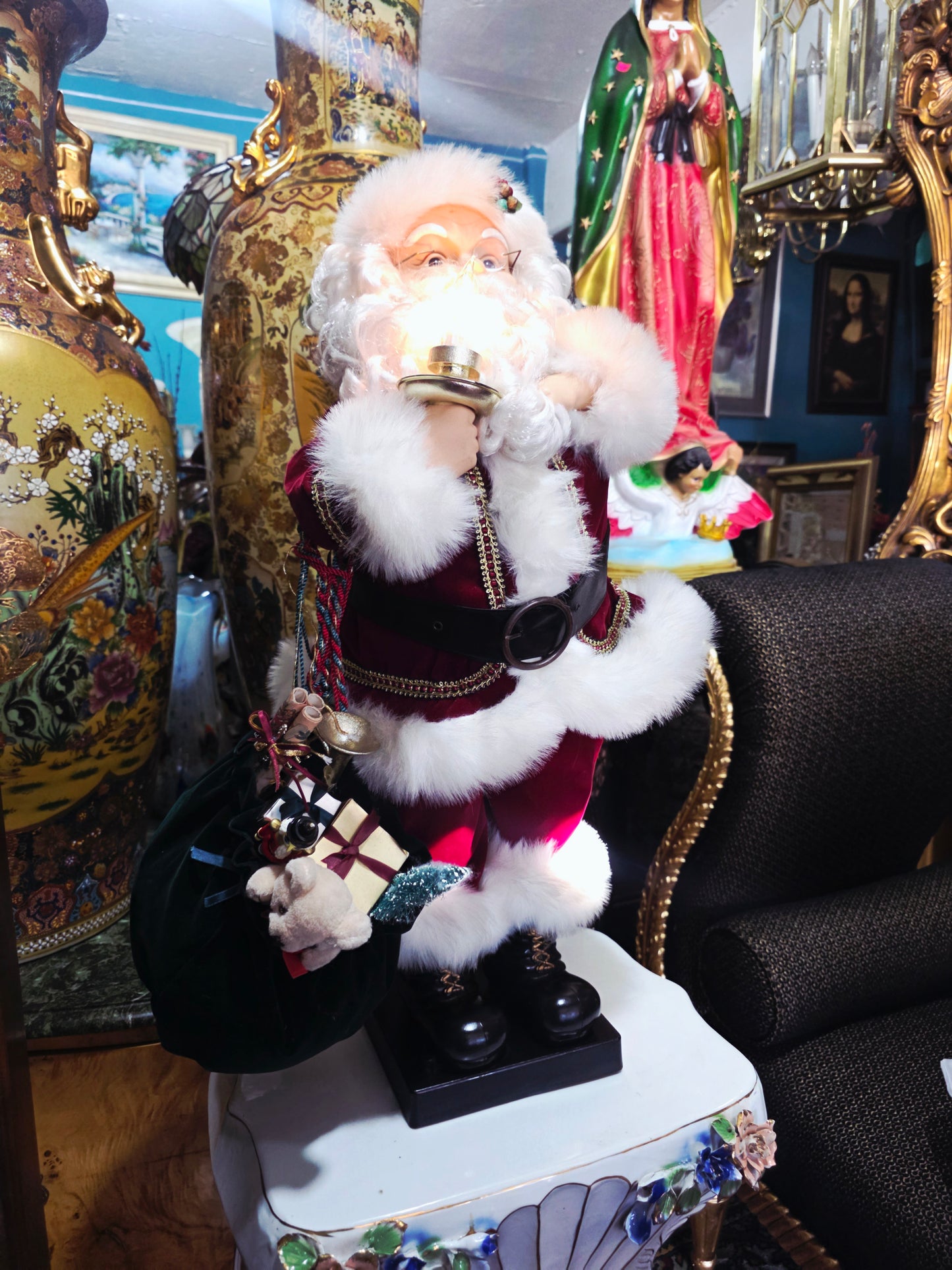 🎅 Vintage Santa Claus Animated Figure – Holiday Creations 1998 🎄