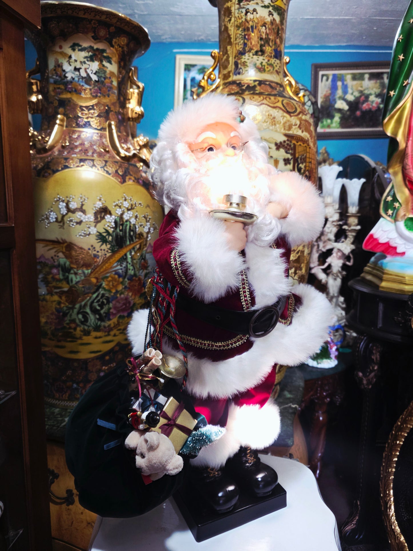 🎅 Vintage Santa Claus Animated Figure – Holiday Creations 1998 🎄