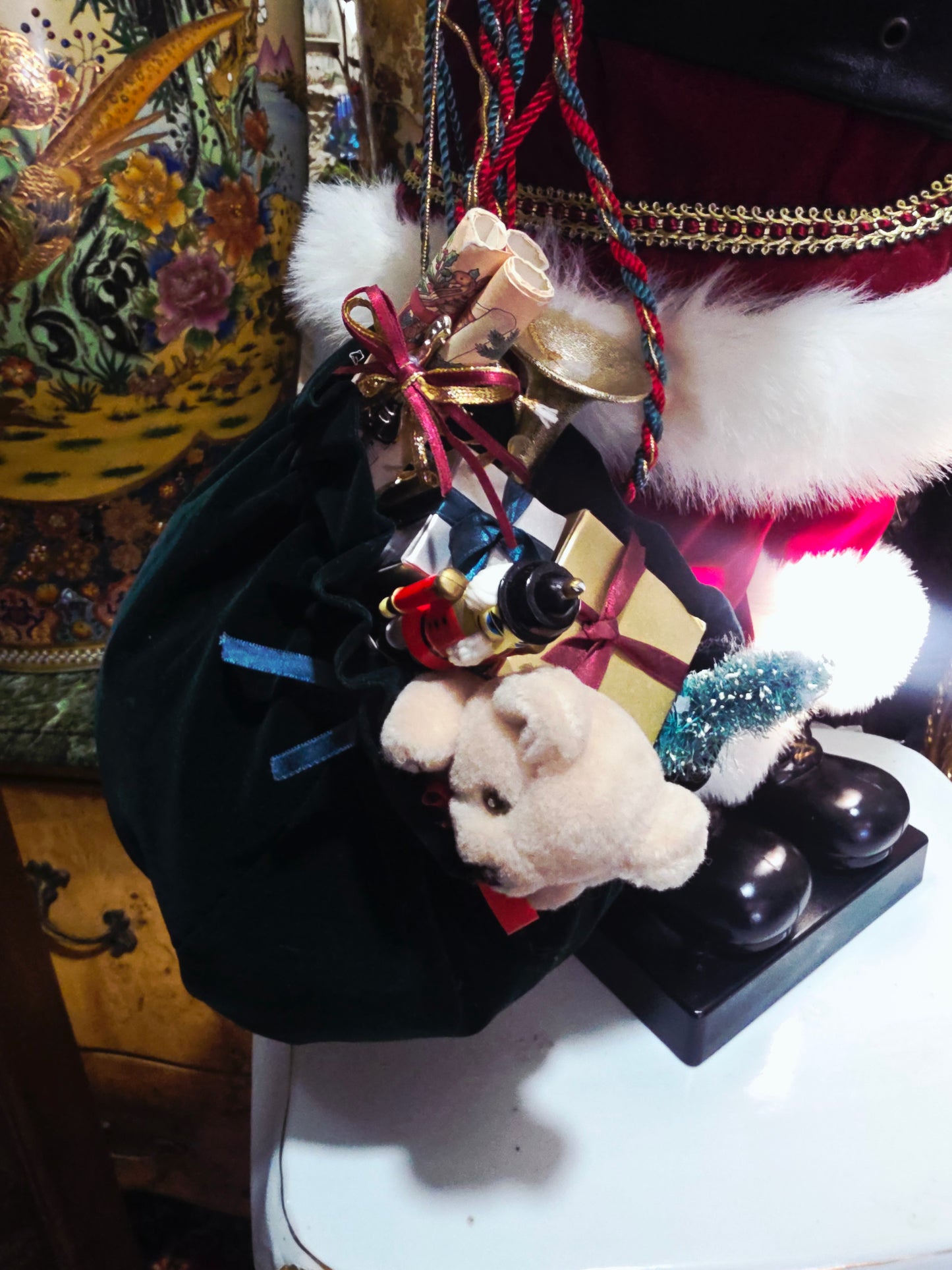 🎅 Vintage Santa Claus Animated Figure – Holiday Creations 1998 🎄