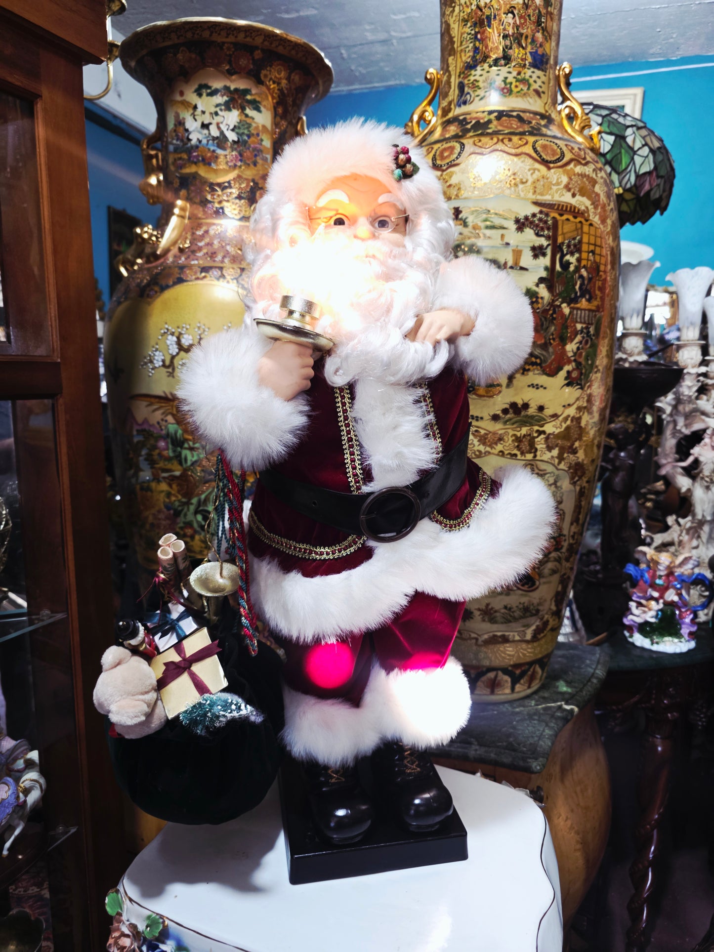 🎅 Vintage Santa Claus Animated Figure – Holiday Creations 1998 🎄