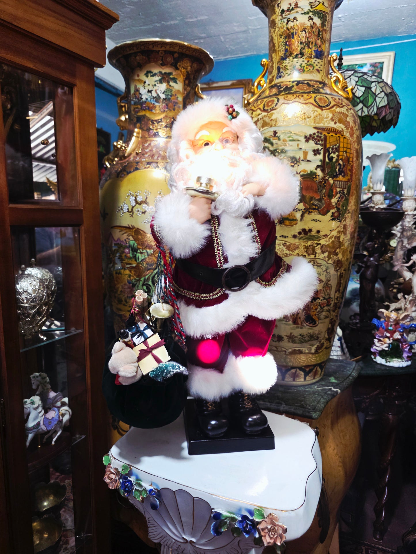 🎅 Vintage Santa Claus Animated Figure – Holiday Creations 1998 🎄