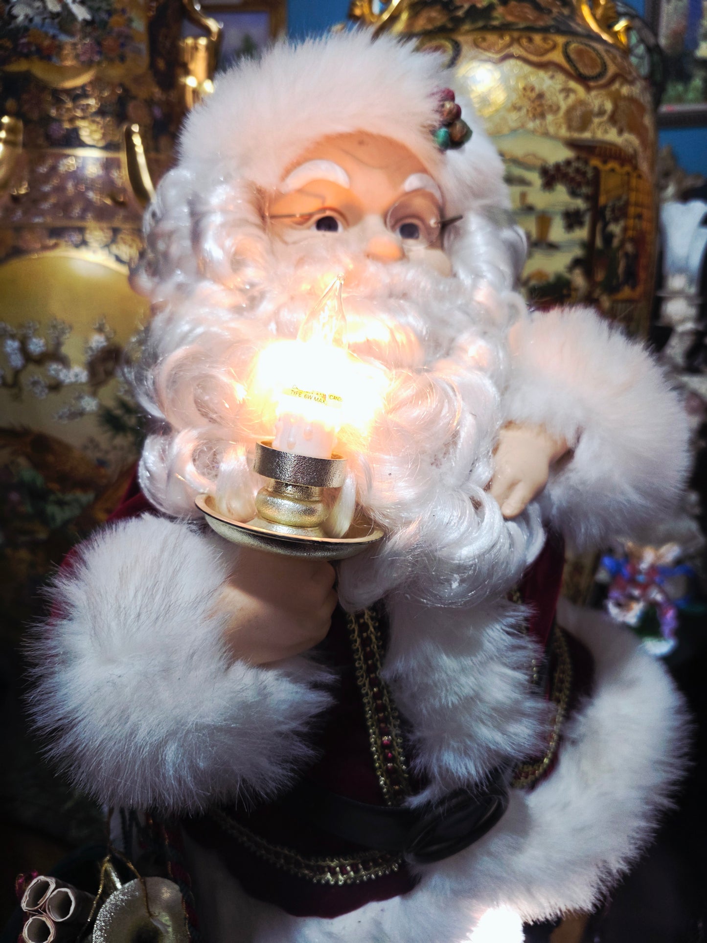 🎅 Vintage Santa Claus Animated Figure – Holiday Creations 1998 🎄