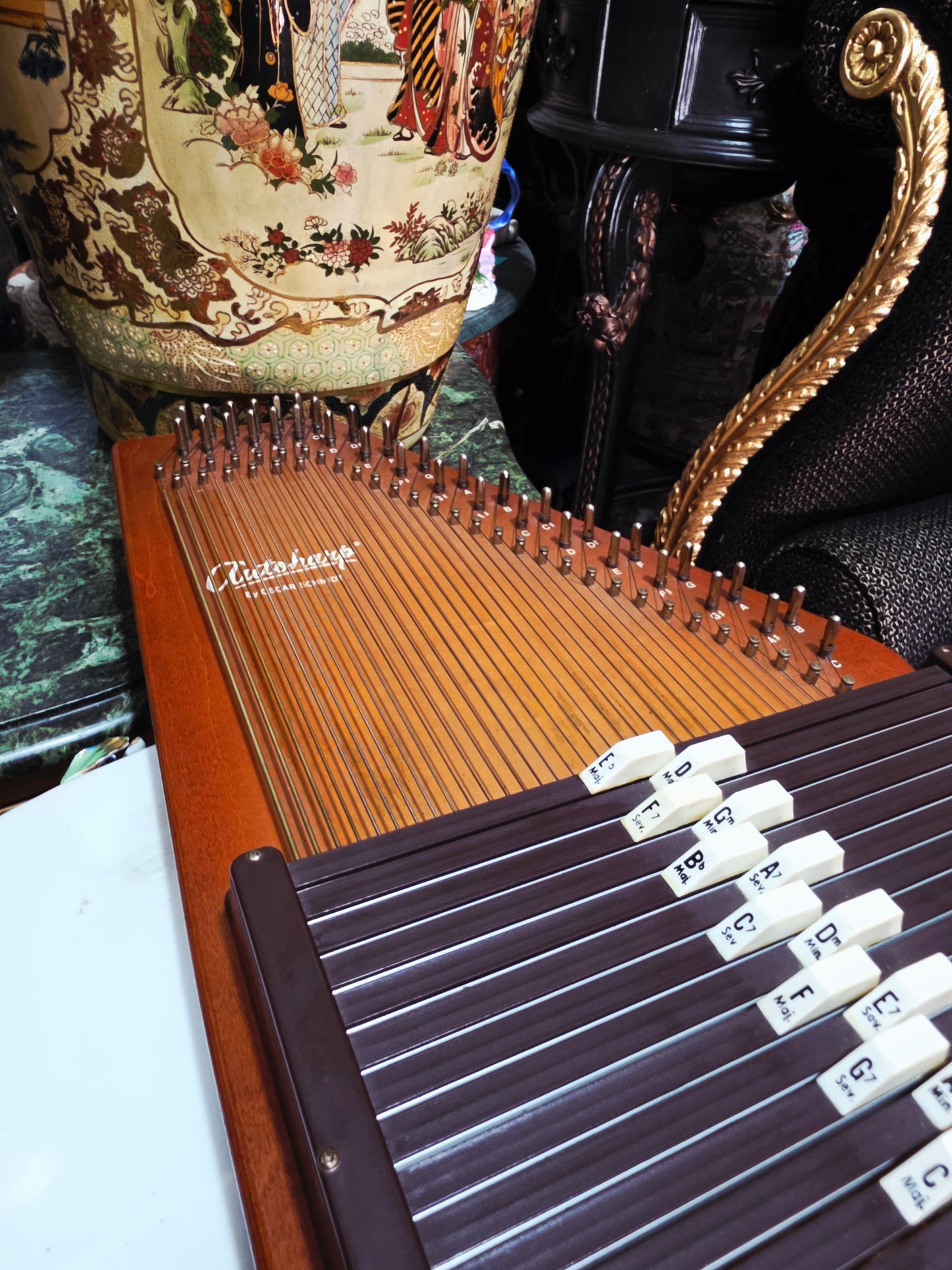 🎶 Oscar Schmidt OS15B Autoharp – American Folk with Soul and Precision 🎼