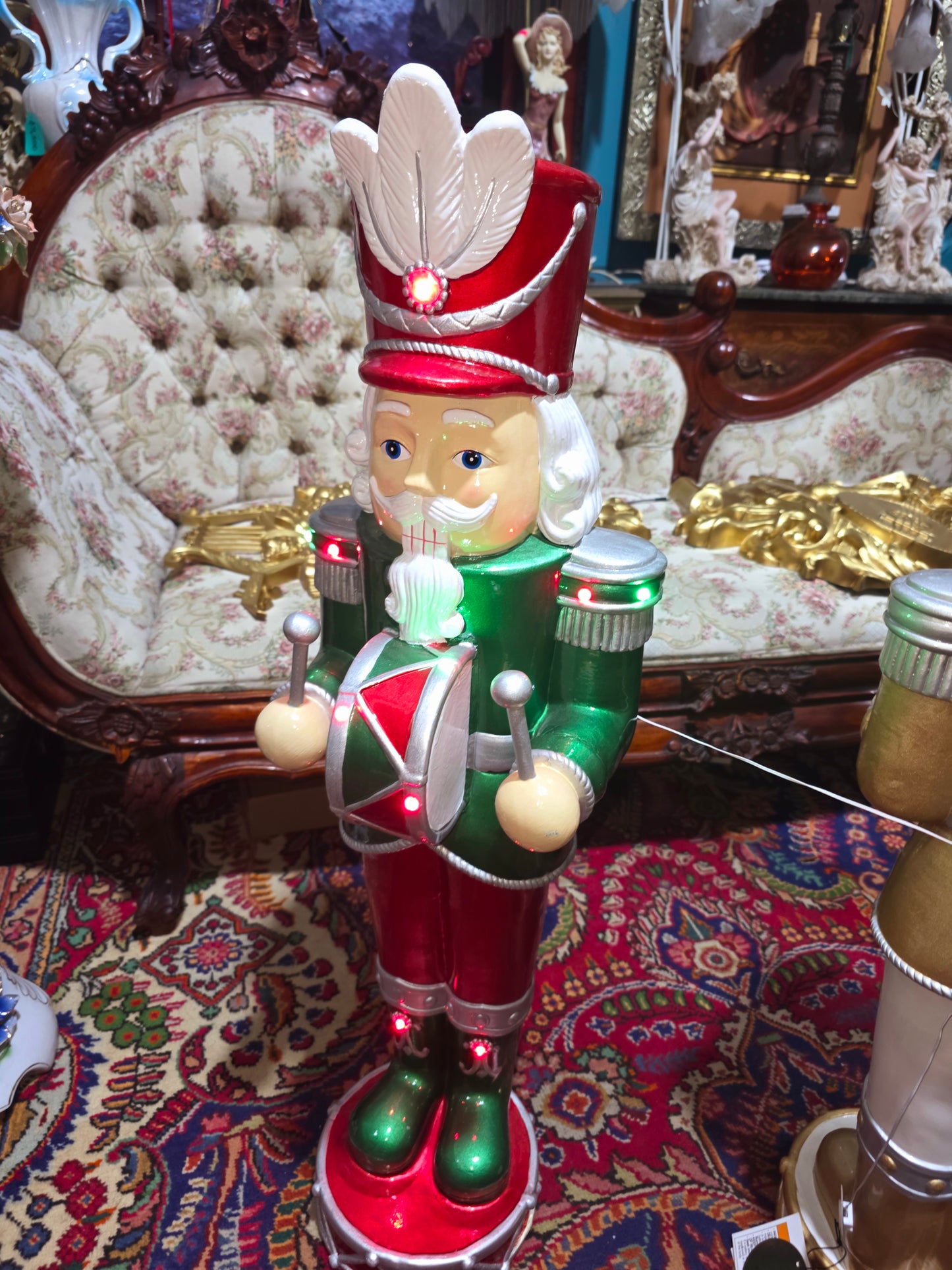 🎄❄️🎄 Imperial Christmas Nutcrackers – Monumental Duo with LED Lights 🎄❄️🎅