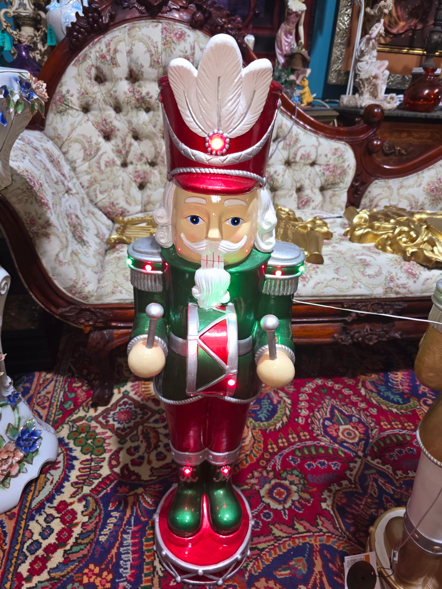 🎄❄️🎄 Imperial Christmas Nutcrackers – Monumental Duo with LED Lights 🎄❄️🎅