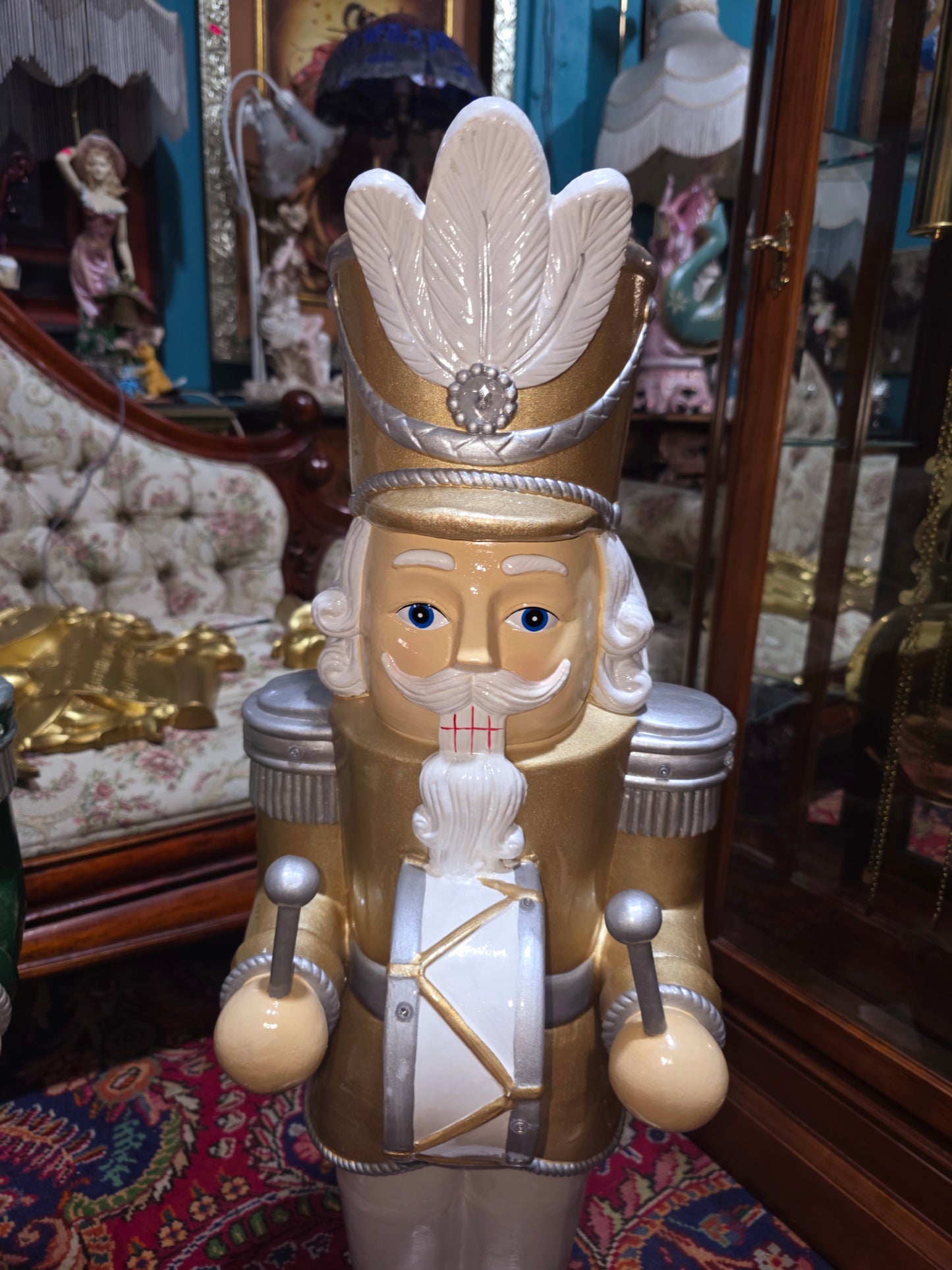 🎄❄️🎄 Imperial Christmas Nutcrackers – Monumental Duo with LED Lights 🎄❄️🎅