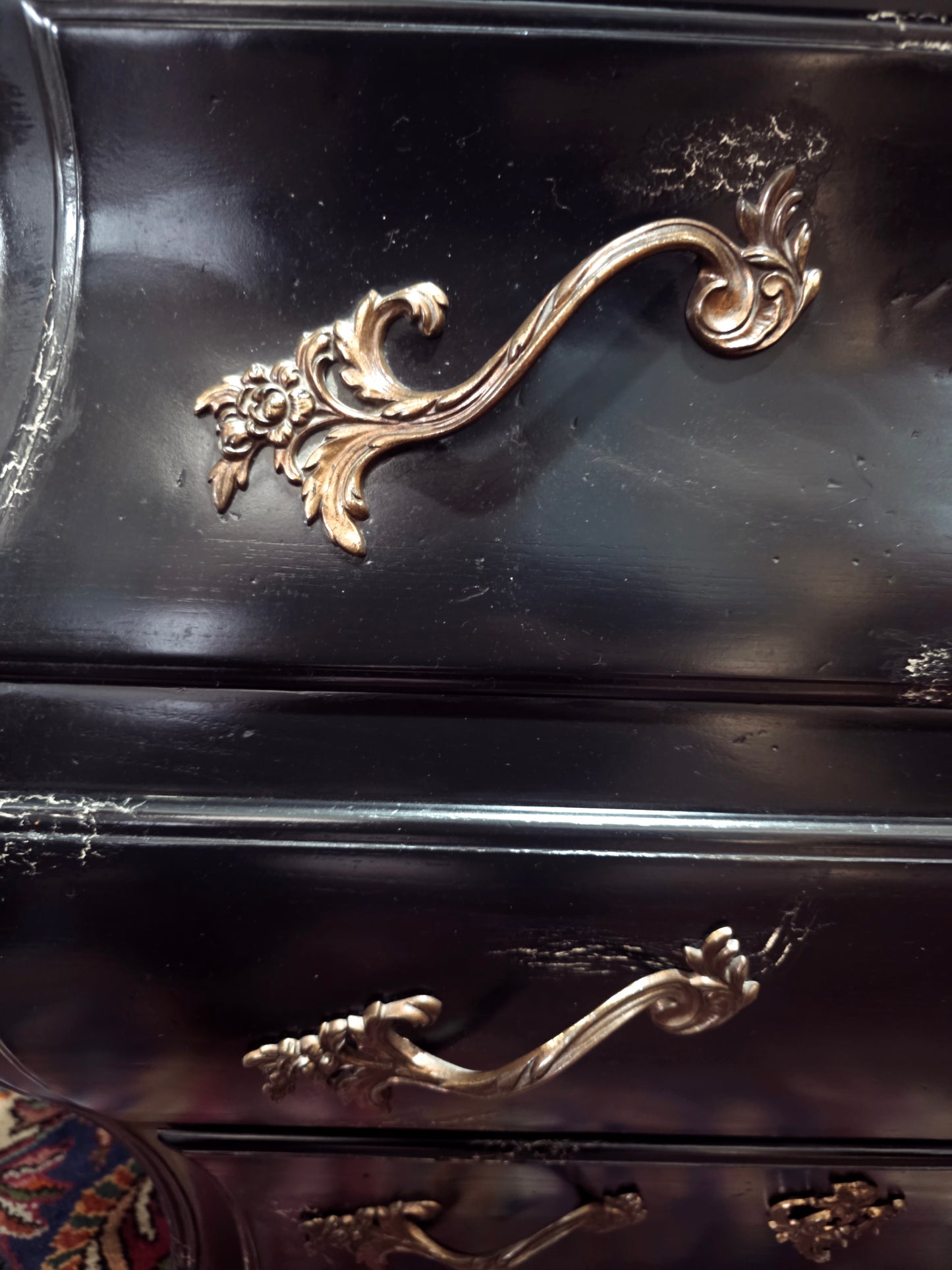 🌿Pair of Louis XV style Bombay chairs by Baker Furniture 🇫🇷🖤🌿