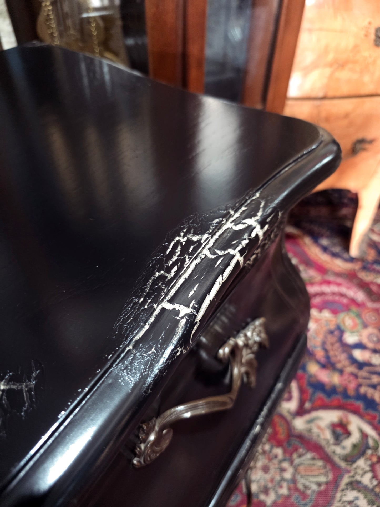 🌿Pair of Louis XV style Bombay chairs by Baker Furniture 🇫🇷🖤🌿