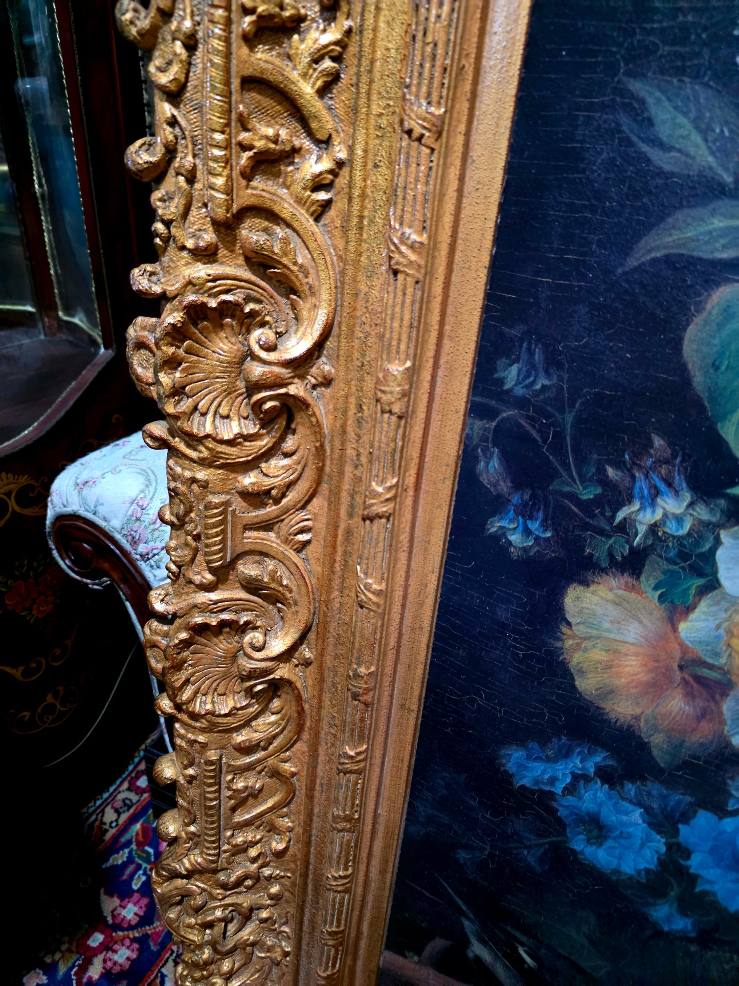 🎨 Obra Floral Pintada a Mano – Elegancia Firmada - artista Cornelis Van Spaendonck 1824🎨✨🎨