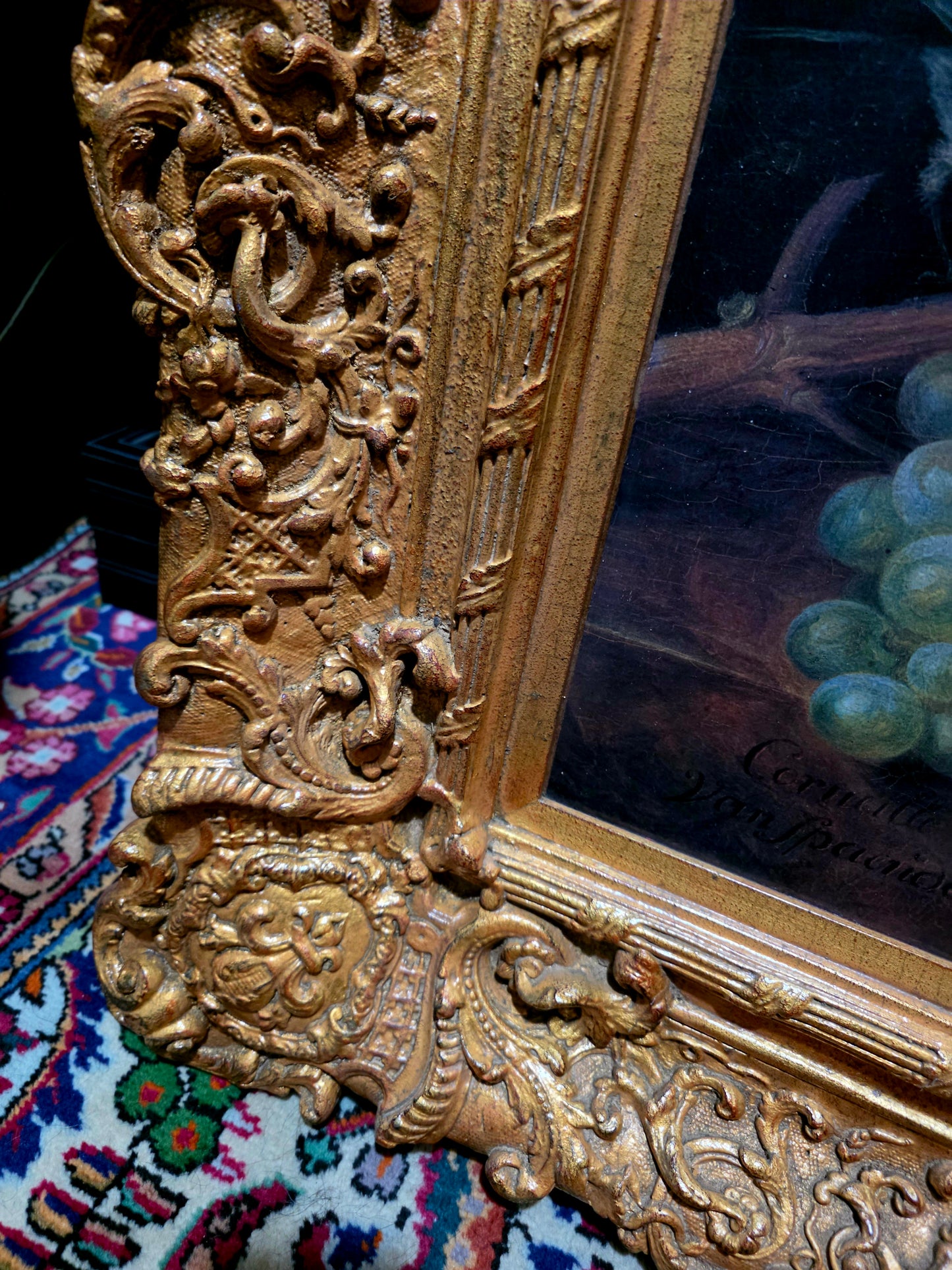 🎨 Obra Floral Pintada a Mano – Elegancia Firmada - artista Cornelis Van Spaendonck 1824🎨✨🎨