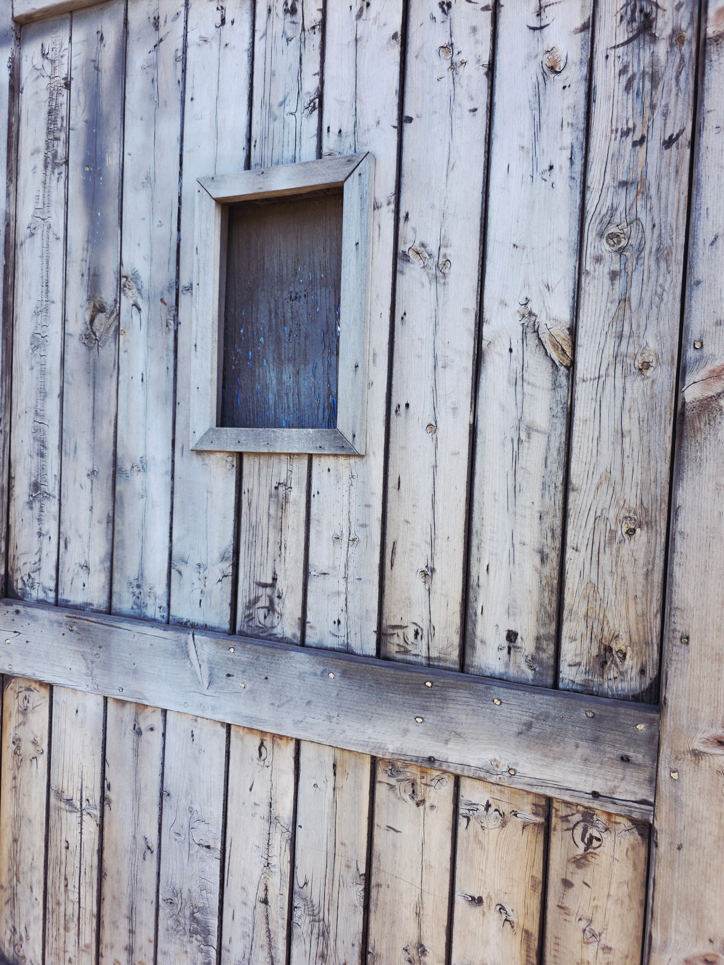 Rustic Aged Cedar Door – A Threshold of Strength and Tradition