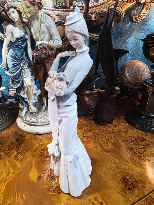 🎨 Out for a Walk with the Dog 🐕 Lladro 4893 | Year of issue: 1974