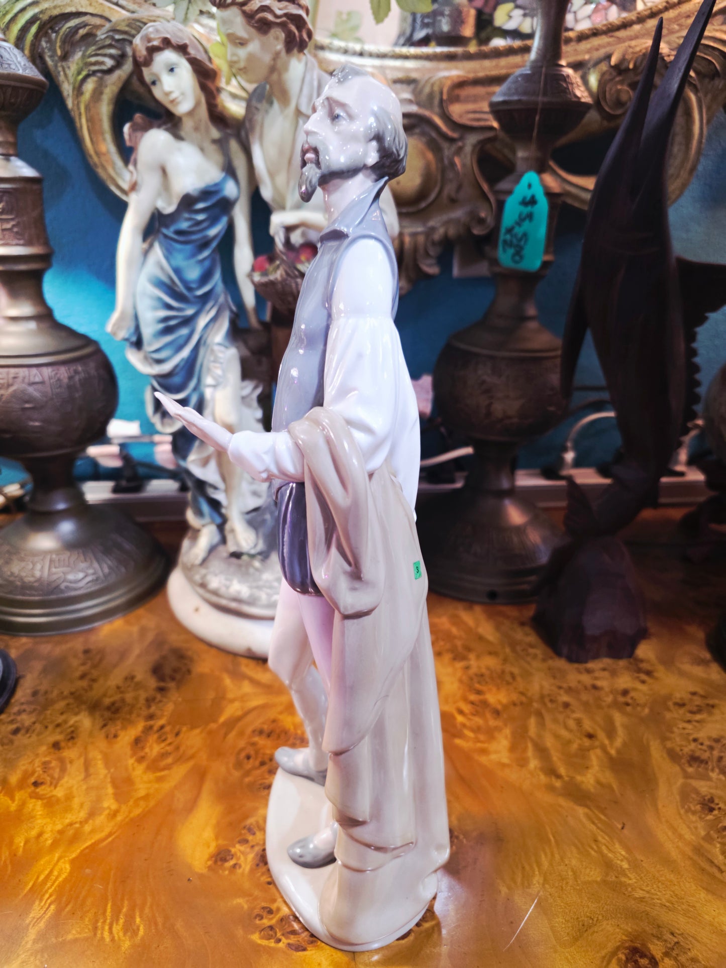 🎨 Quixote Leyendo 📖 Lladro Referencia 4854 | Año de emisión: 1973