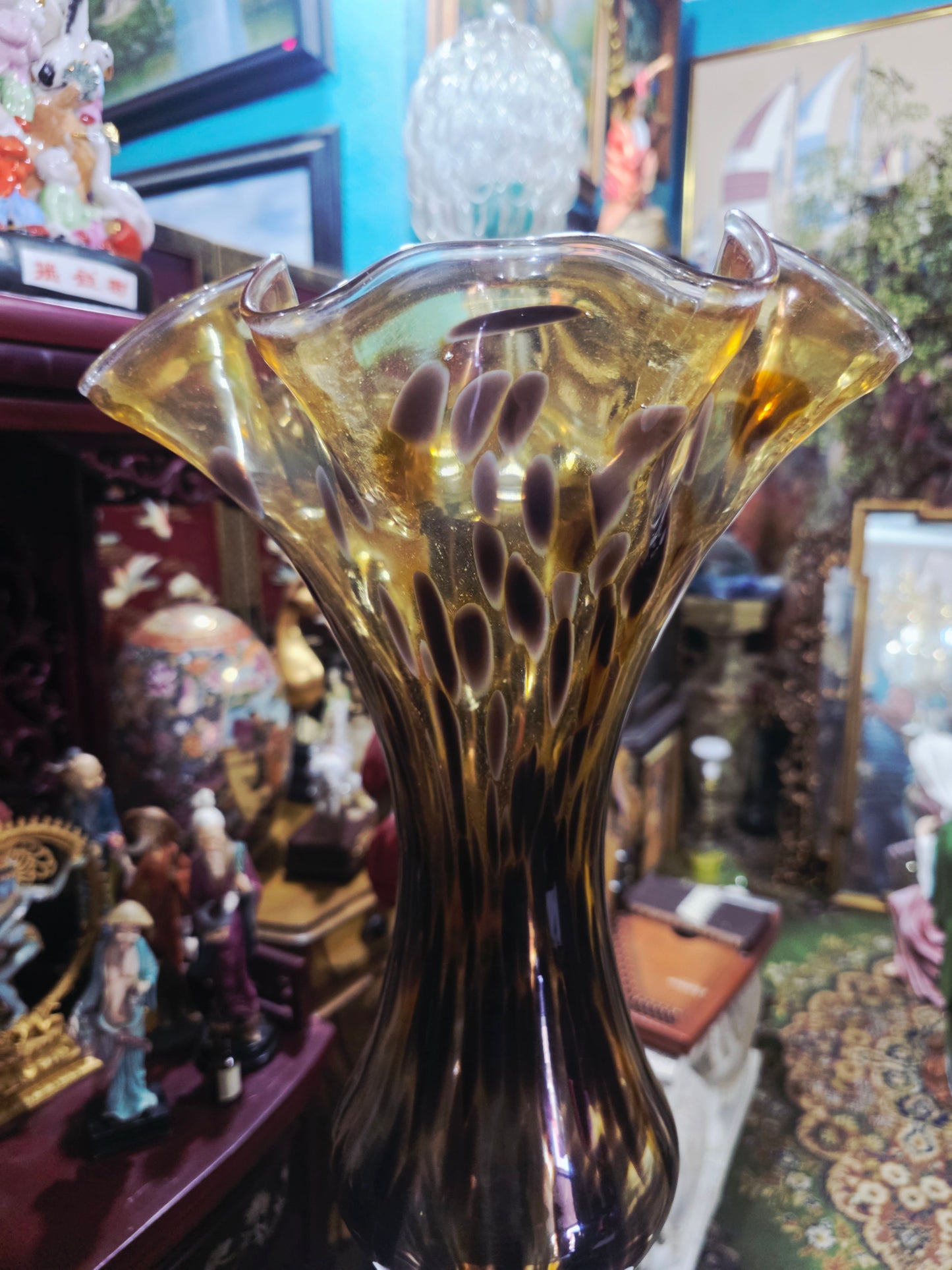 Art Glass Vase – Italian Murano 🌸 🏺