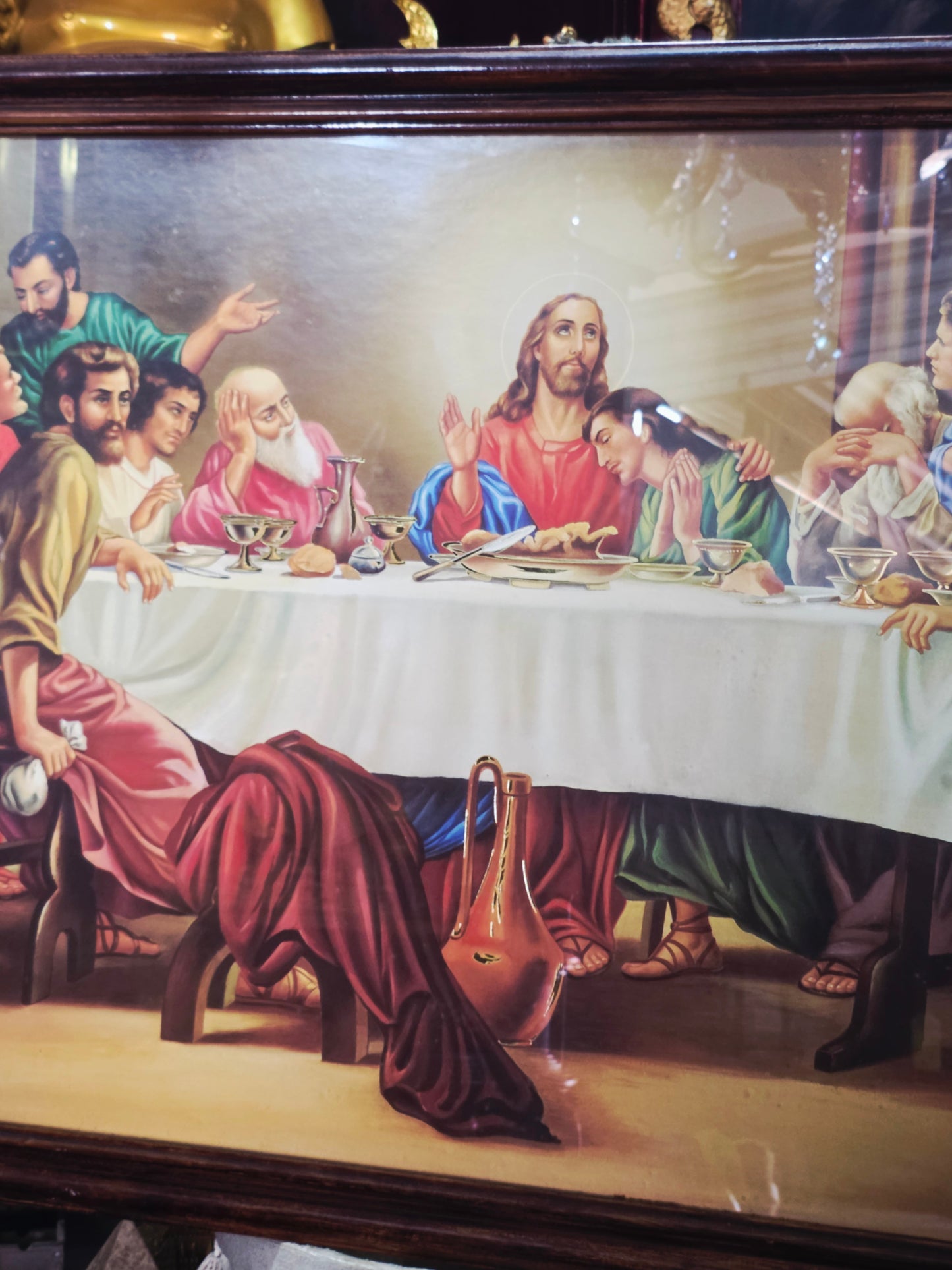 Representation painting of The Last Supper🌿🏛️🖼️