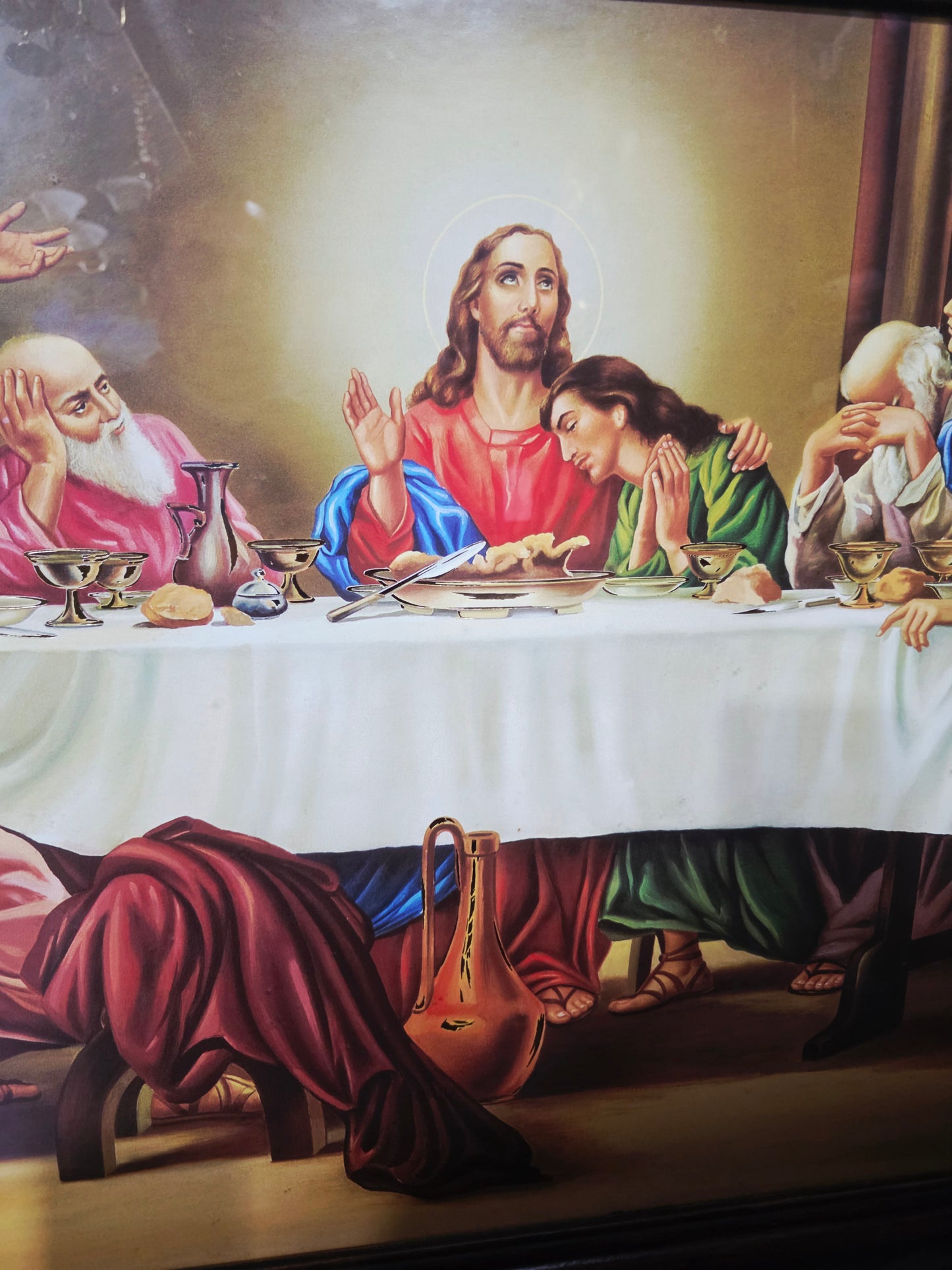Representation painting of The Last Supper🌿🏛️🖼️