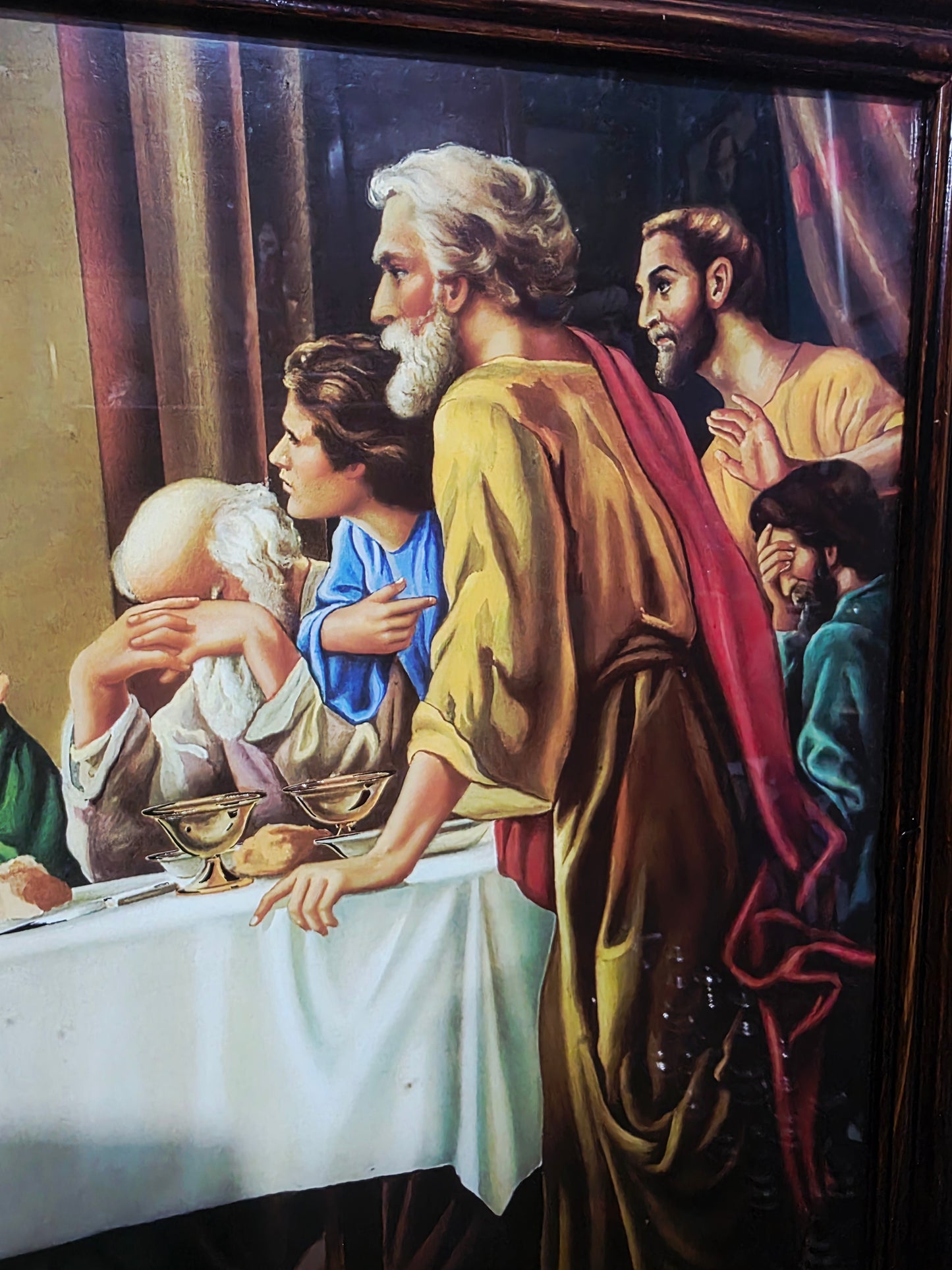 Representation painting of The Last Supper🌿🏛️🖼️