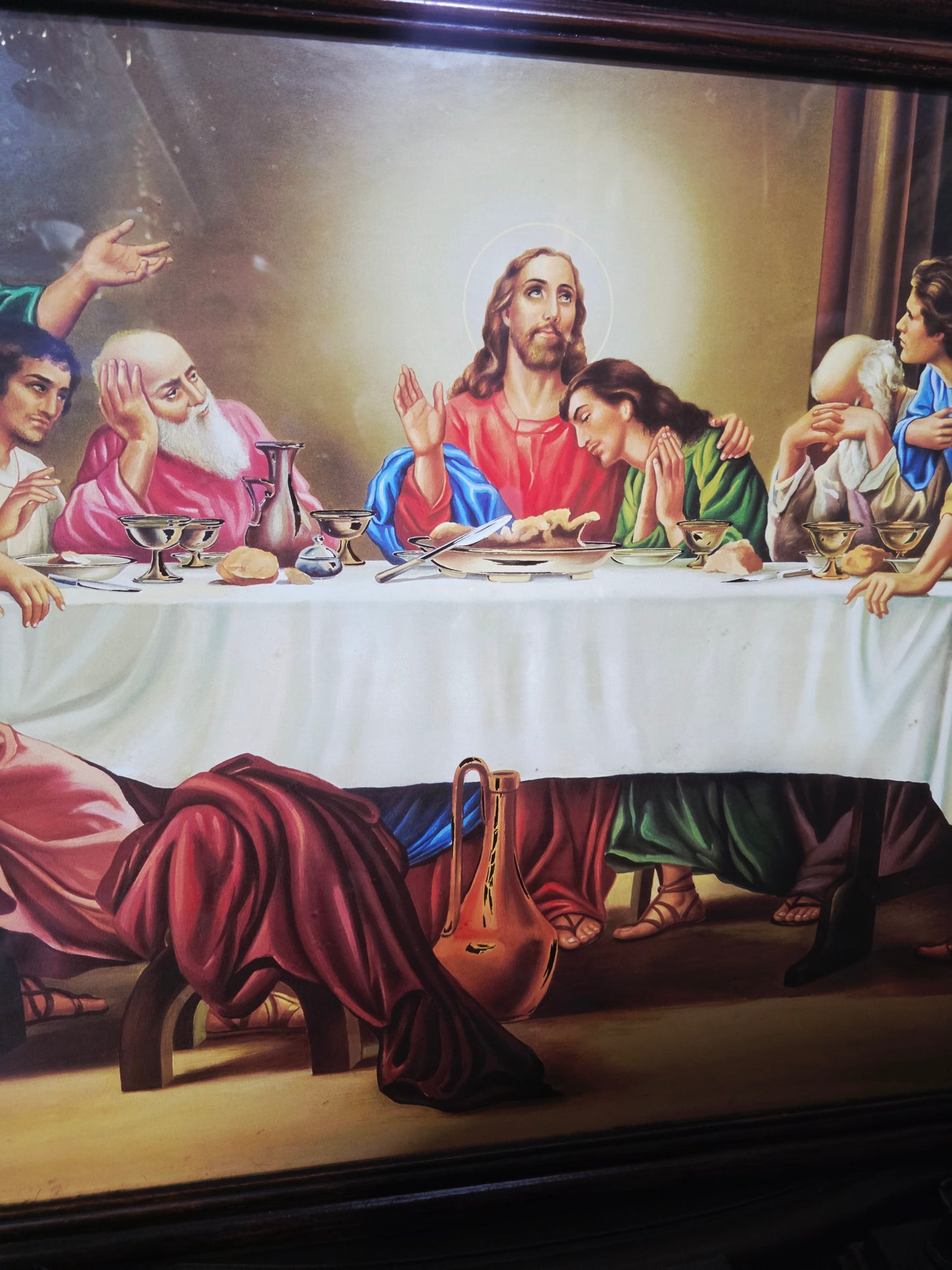 Representation painting of The Last Supper🌿🏛️🖼️