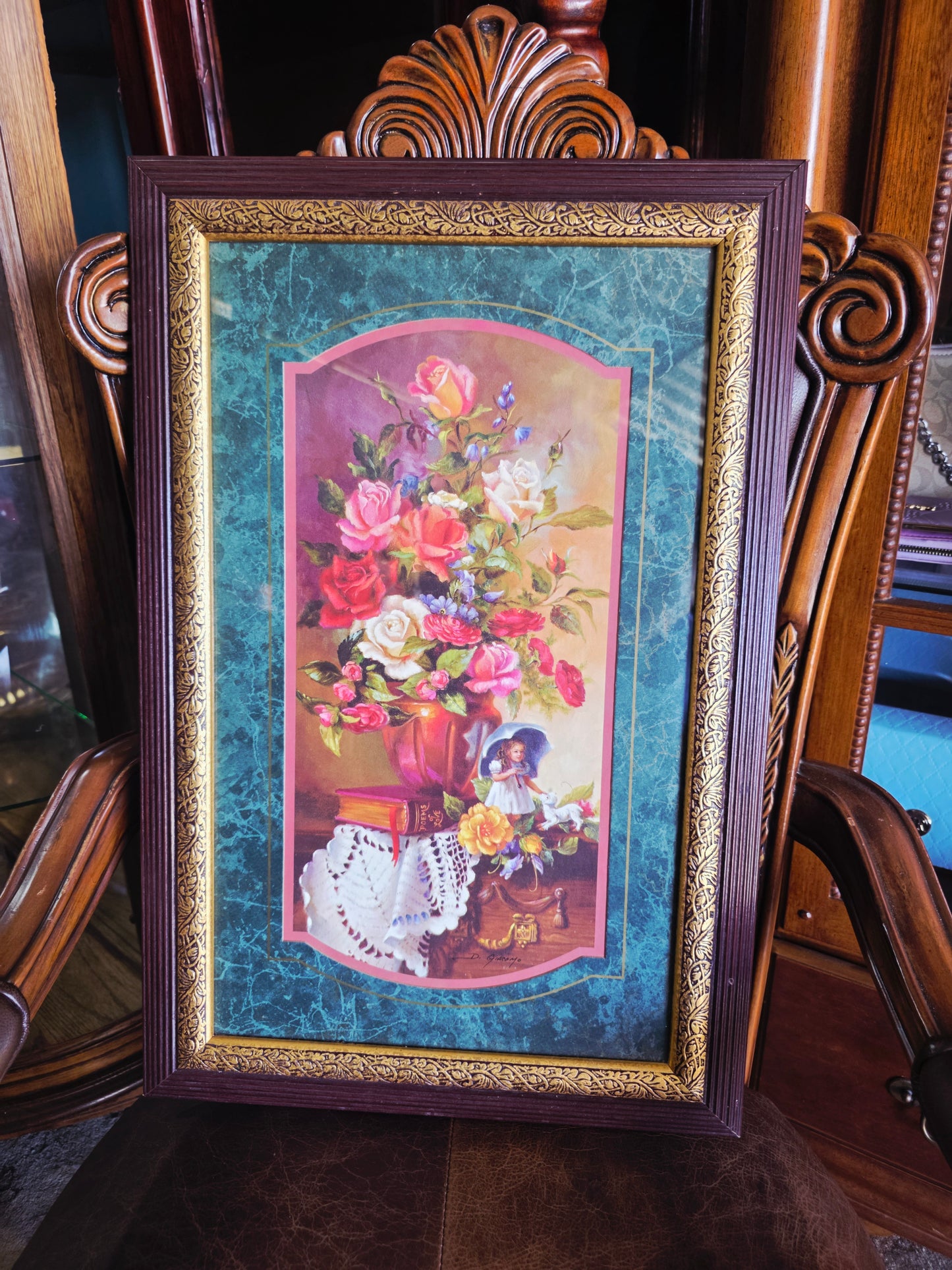 Set of four Home Interiors pictures 🌿🏛️🖼️