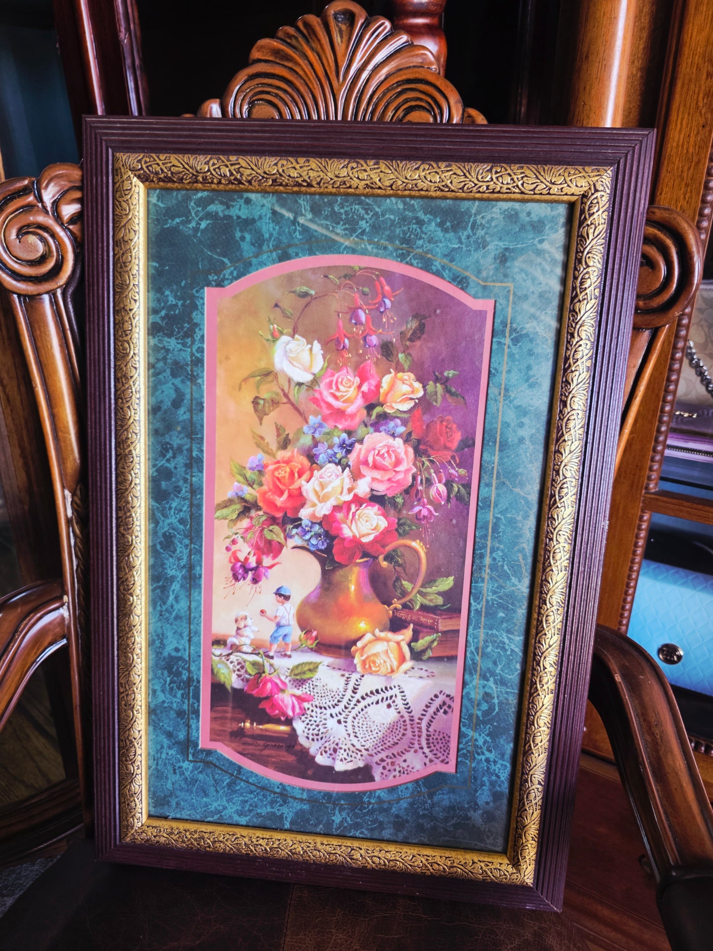 Set of four Home Interiors pictures 🌿🏛️🖼️
