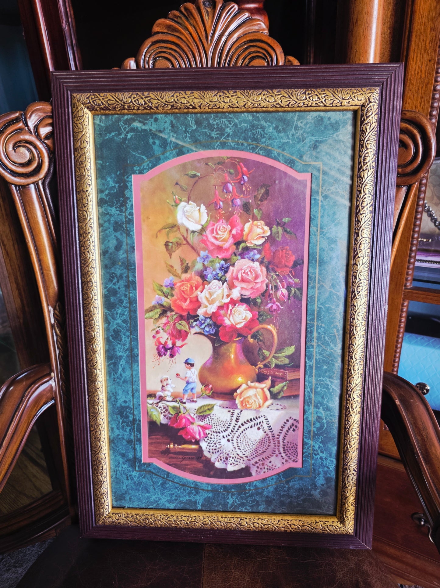 Set of four Home Interiors pictures 🌿🏛️🖼️