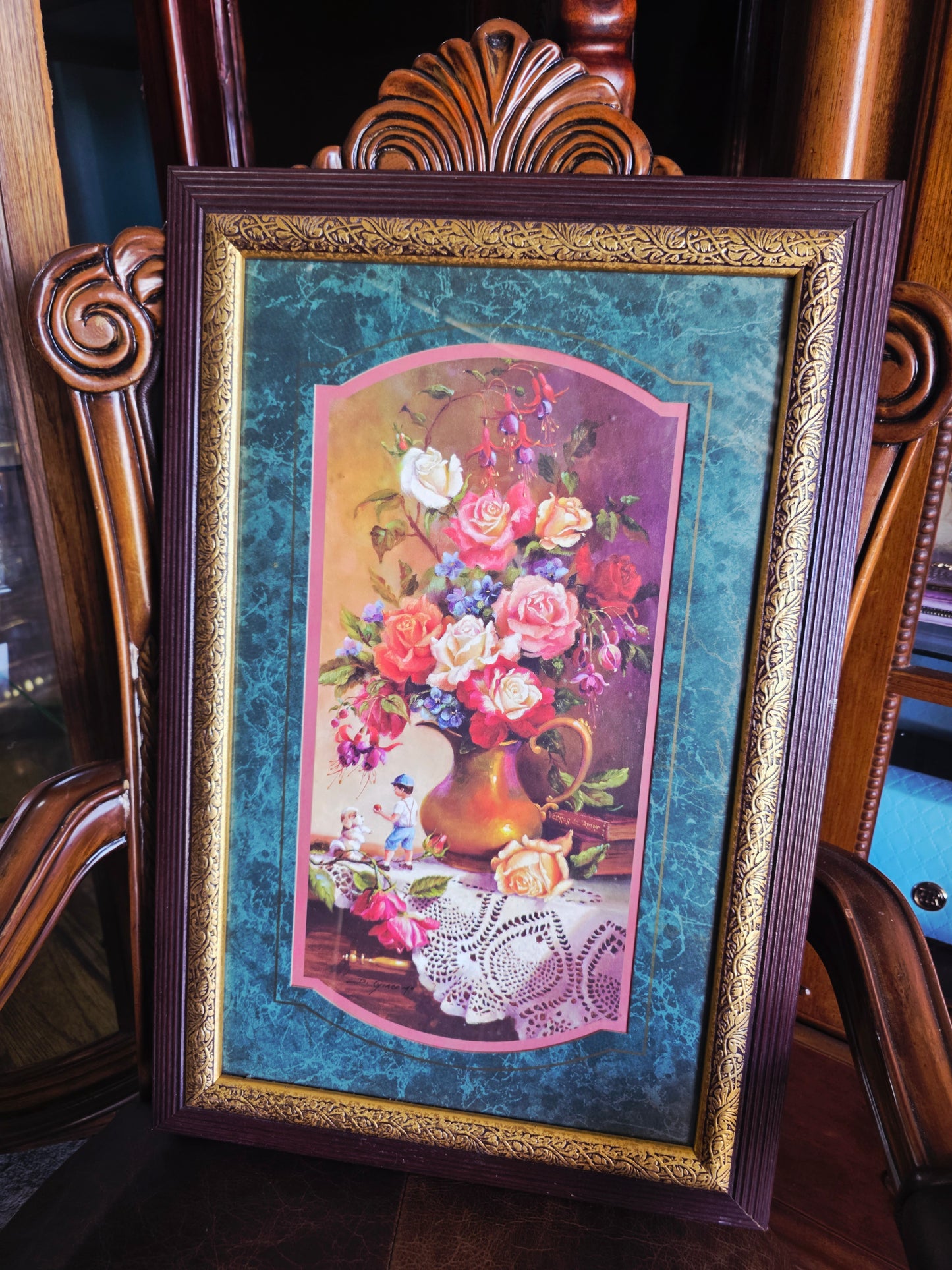 Set of four Home Interiors pictures 🌿🏛️🖼️