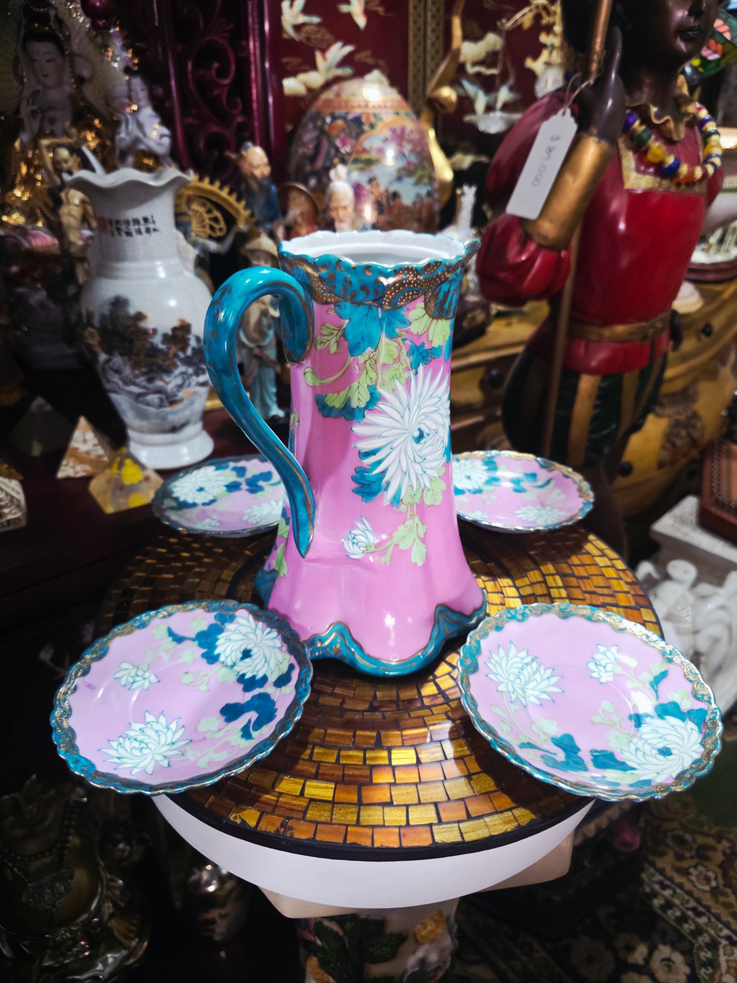 Fine Porcelain Chocolate Set – Victorian / Belle Epoque Style 🌸🏺