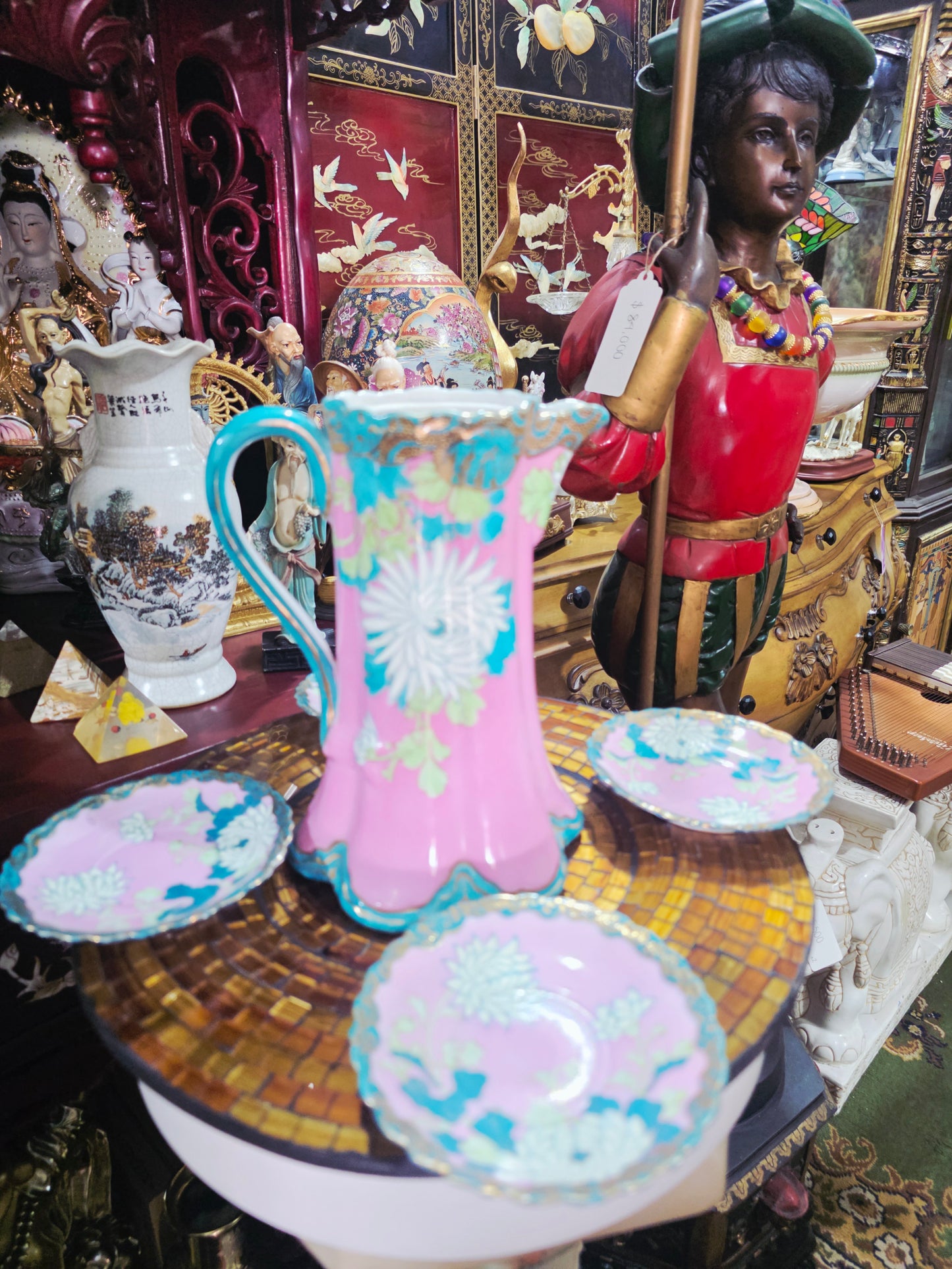 Fine Porcelain Chocolate Set – Victorian / Belle Epoque Style 🌸🏺