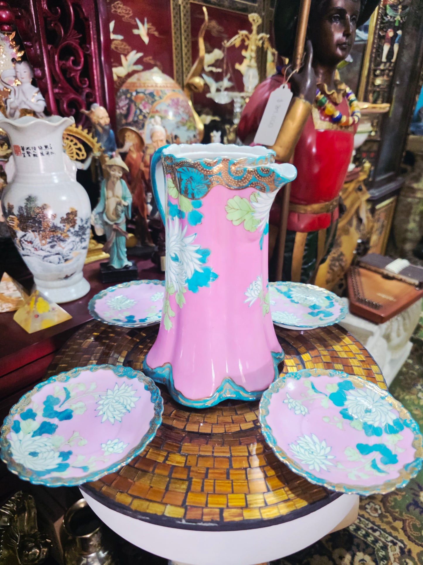 Fine Porcelain Chocolate Set – Victorian / Belle Epoque Style 🌸🏺