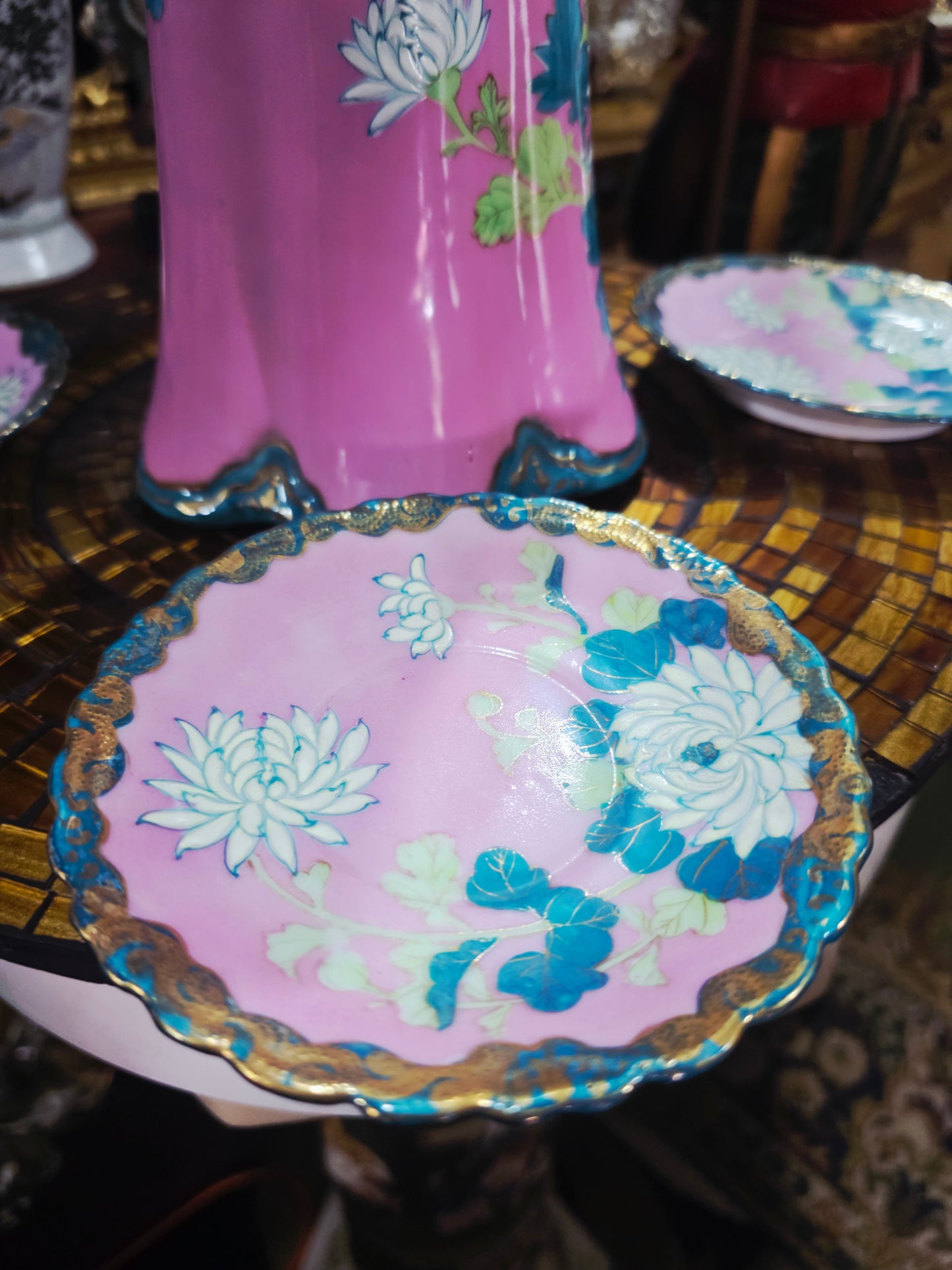 Fine Porcelain Chocolate Set – Victorian / Belle Epoque Style 🌸🏺