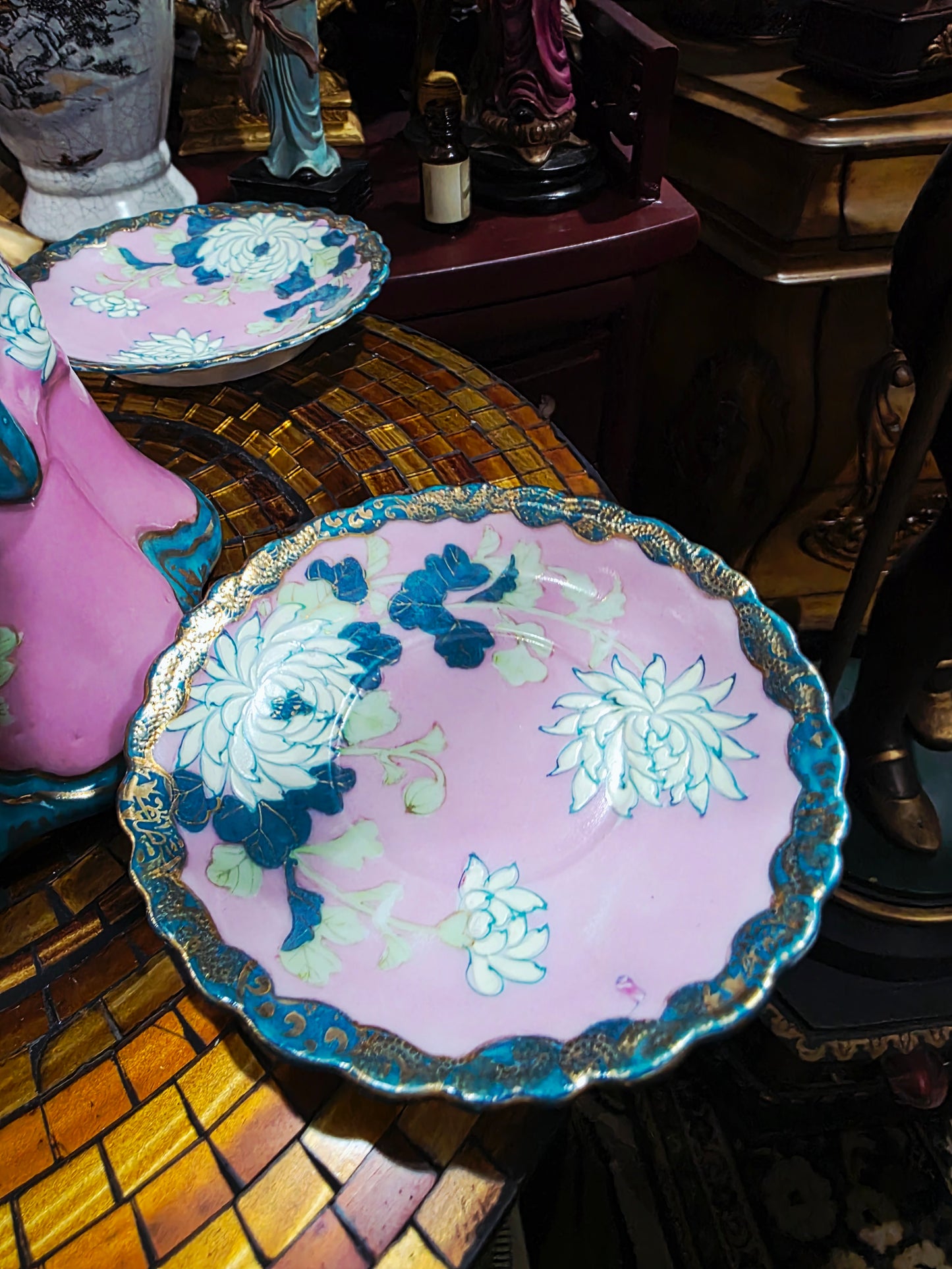 Fine Porcelain Chocolate Set – Victorian / Belle Epoque Style 🌸🏺