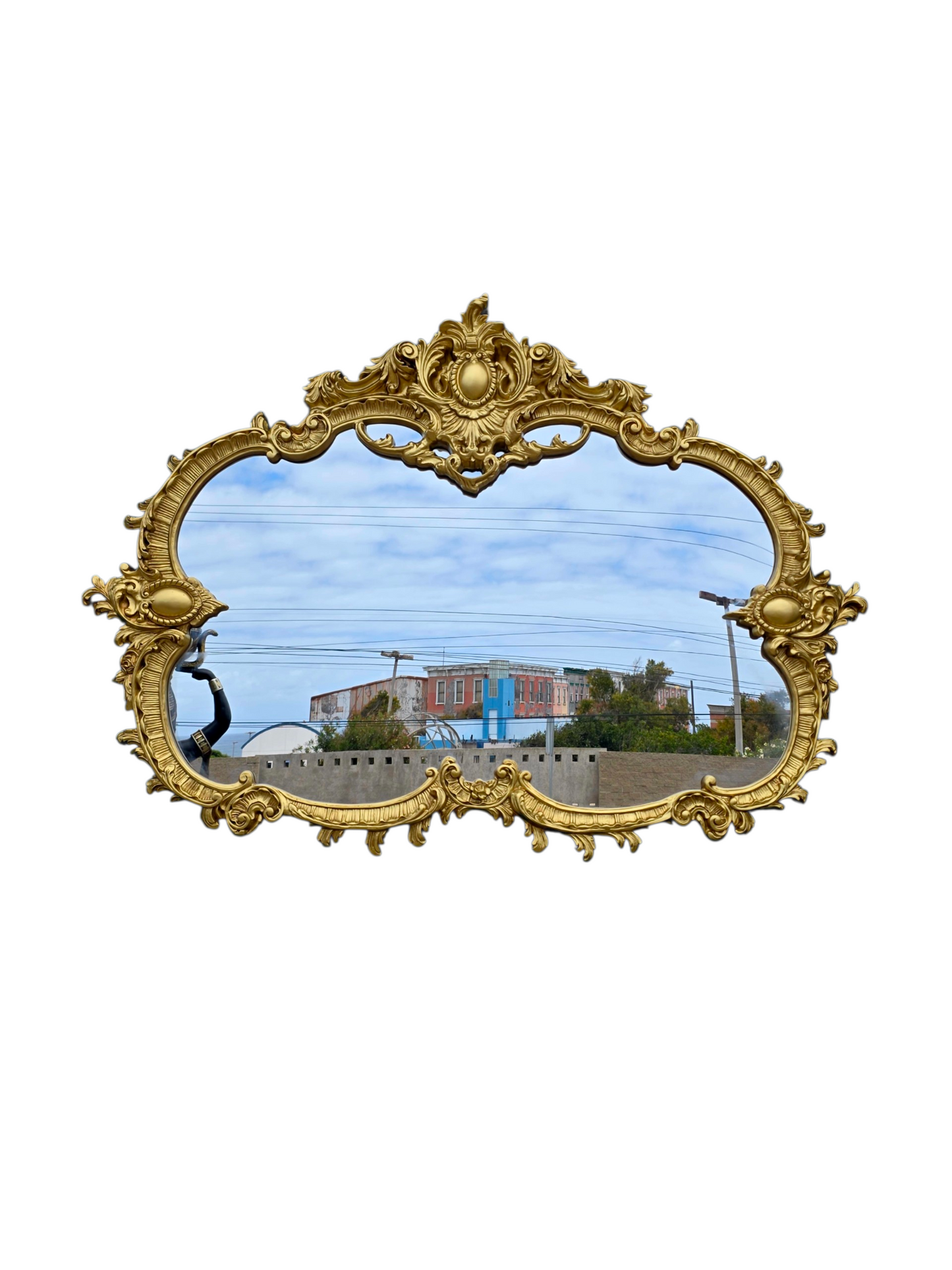 Espejo Barroco Dorado de Gran Formato 🪞🏛️🌿