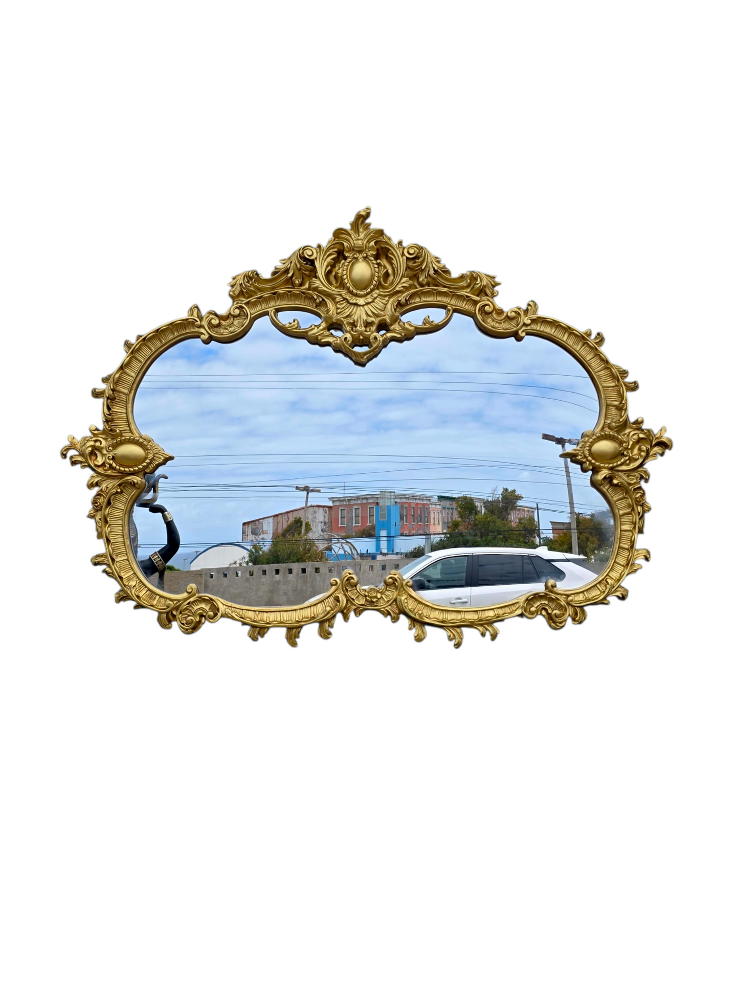Espejo Barroco Dorado de Gran Formato 🪞🏛️🌿
