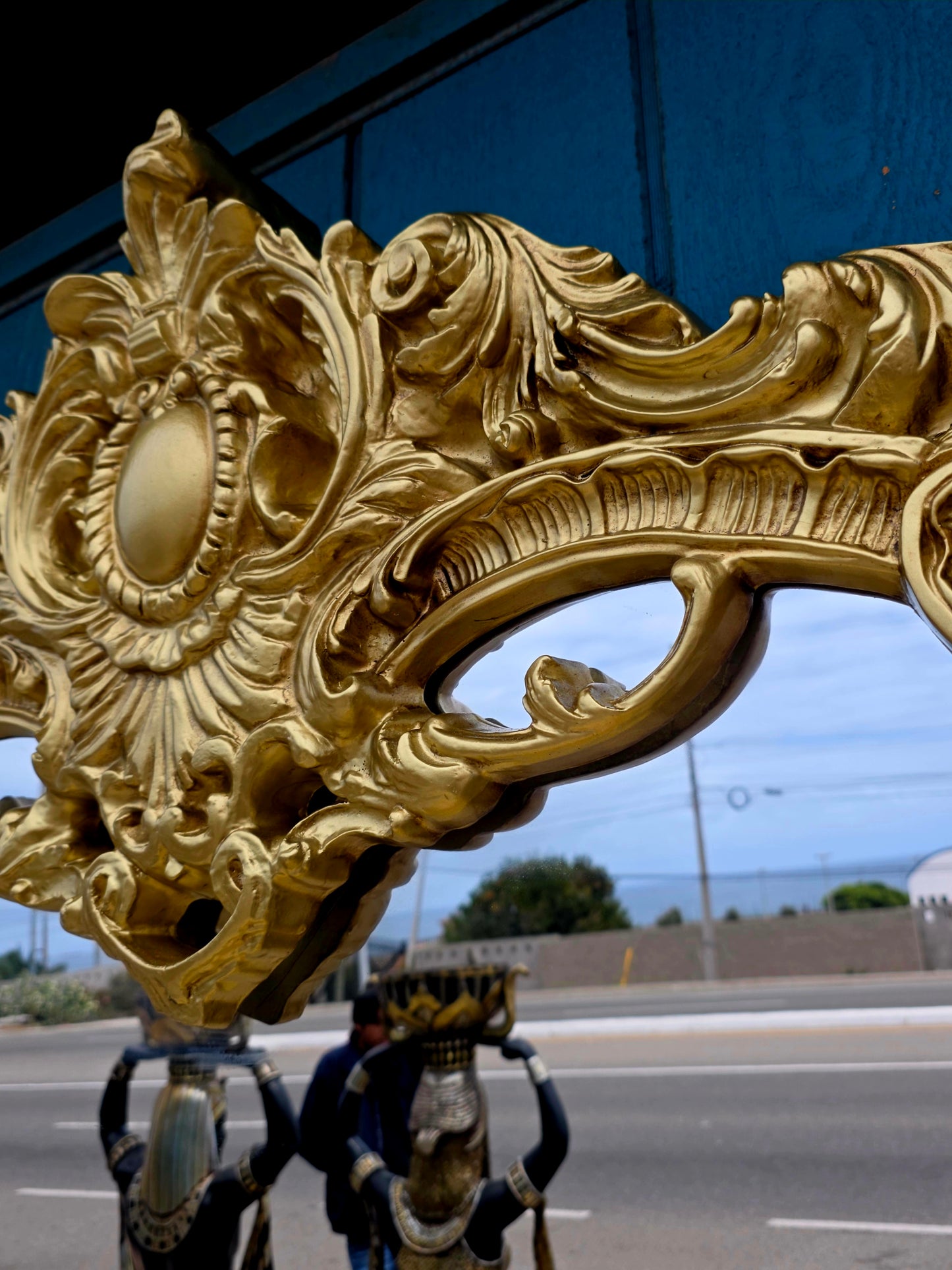 Espejo Barroco Dorado de Gran Formato 🪞🏛️🌿