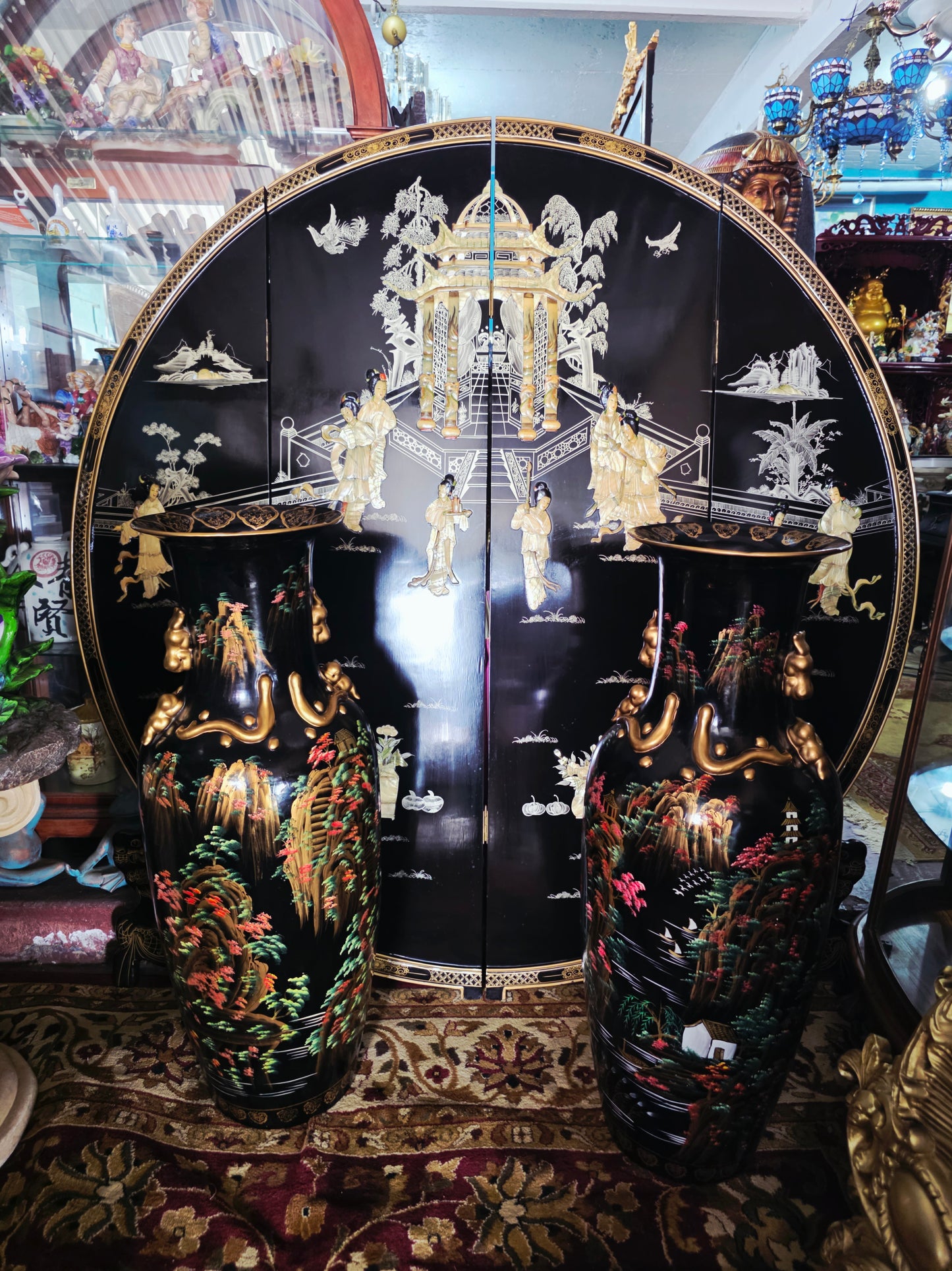 Jarrones Orientales de Porcelana Fina 🌸