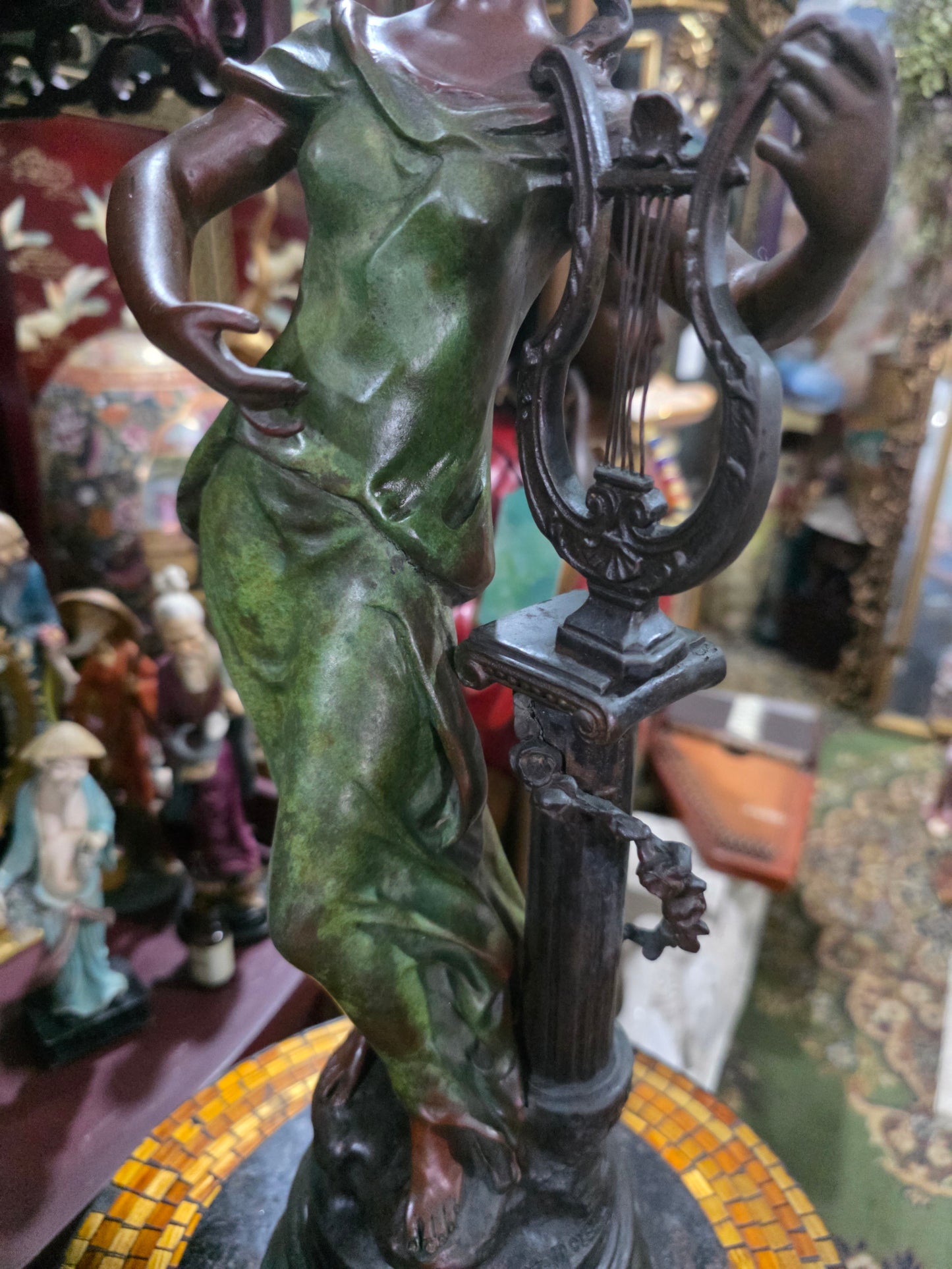 Bronze Sculpture Signed Auguste Moreau 🕊️🌿