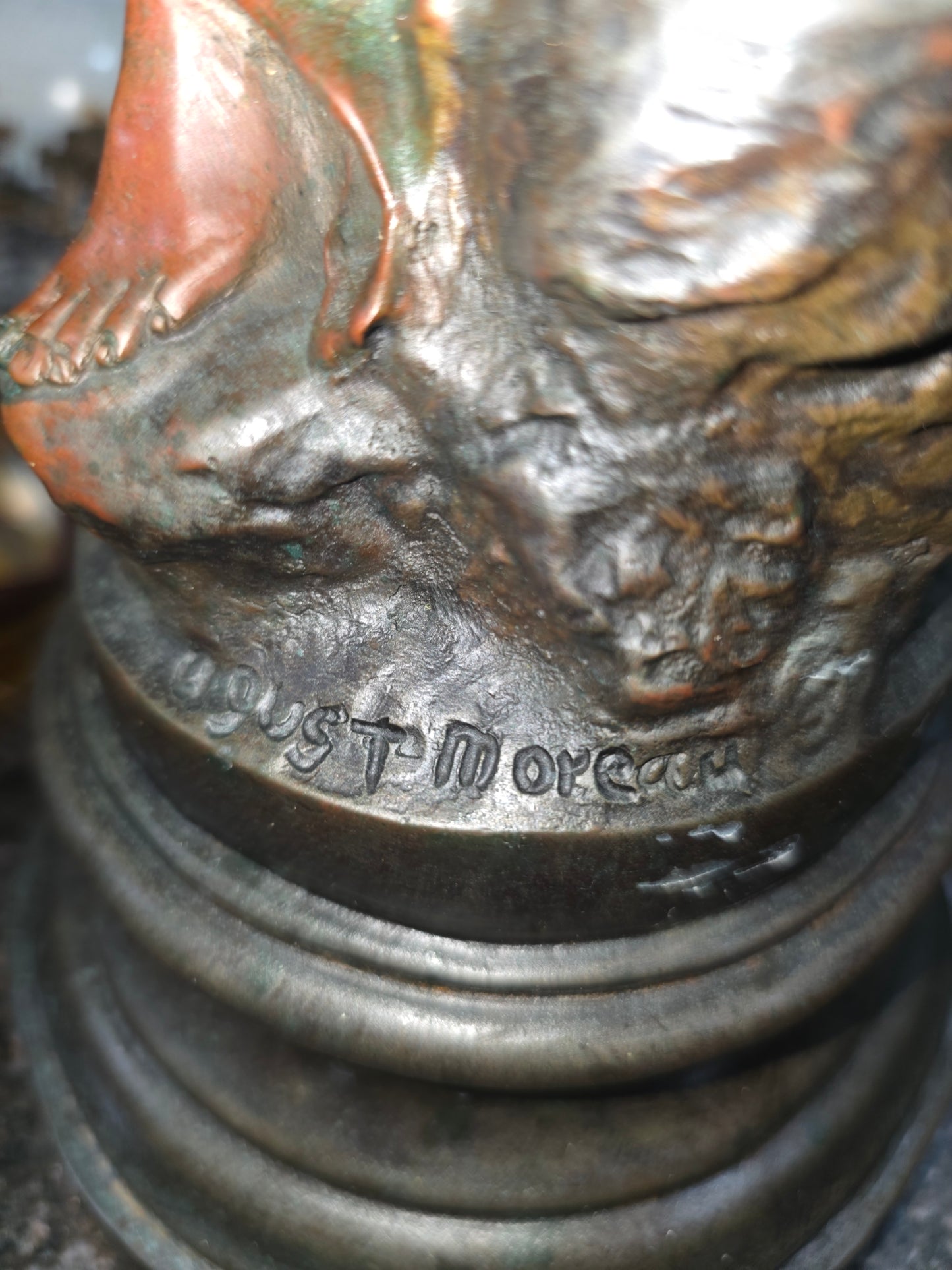 Bronze Sculpture Signed Auguste Moreau 🕊️🌿