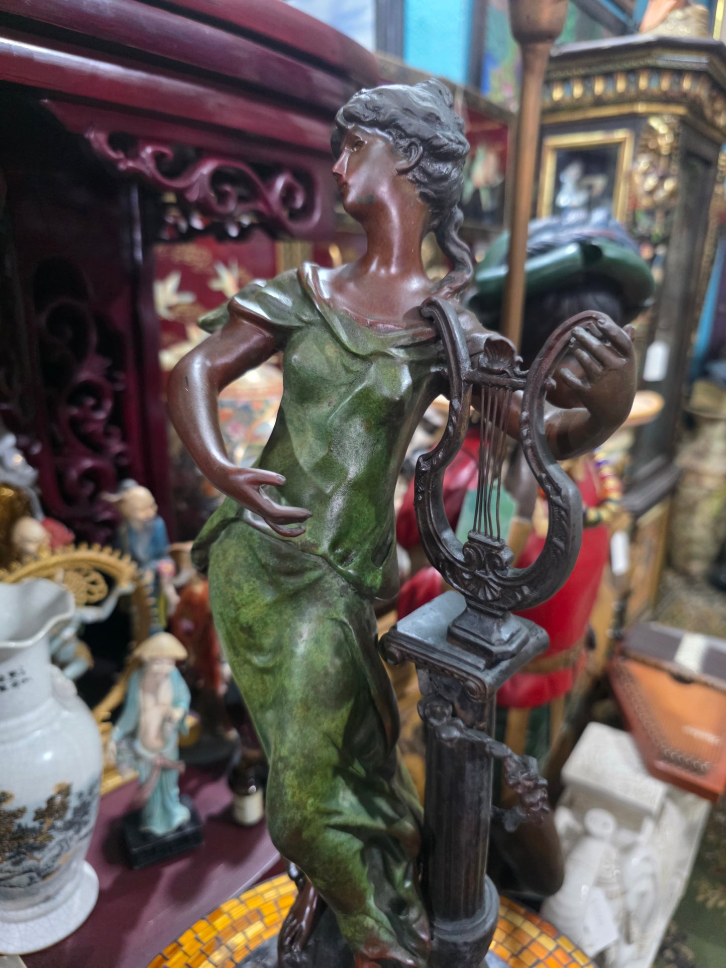 Bronze Sculpture Signed Auguste Moreau 🕊️🌿