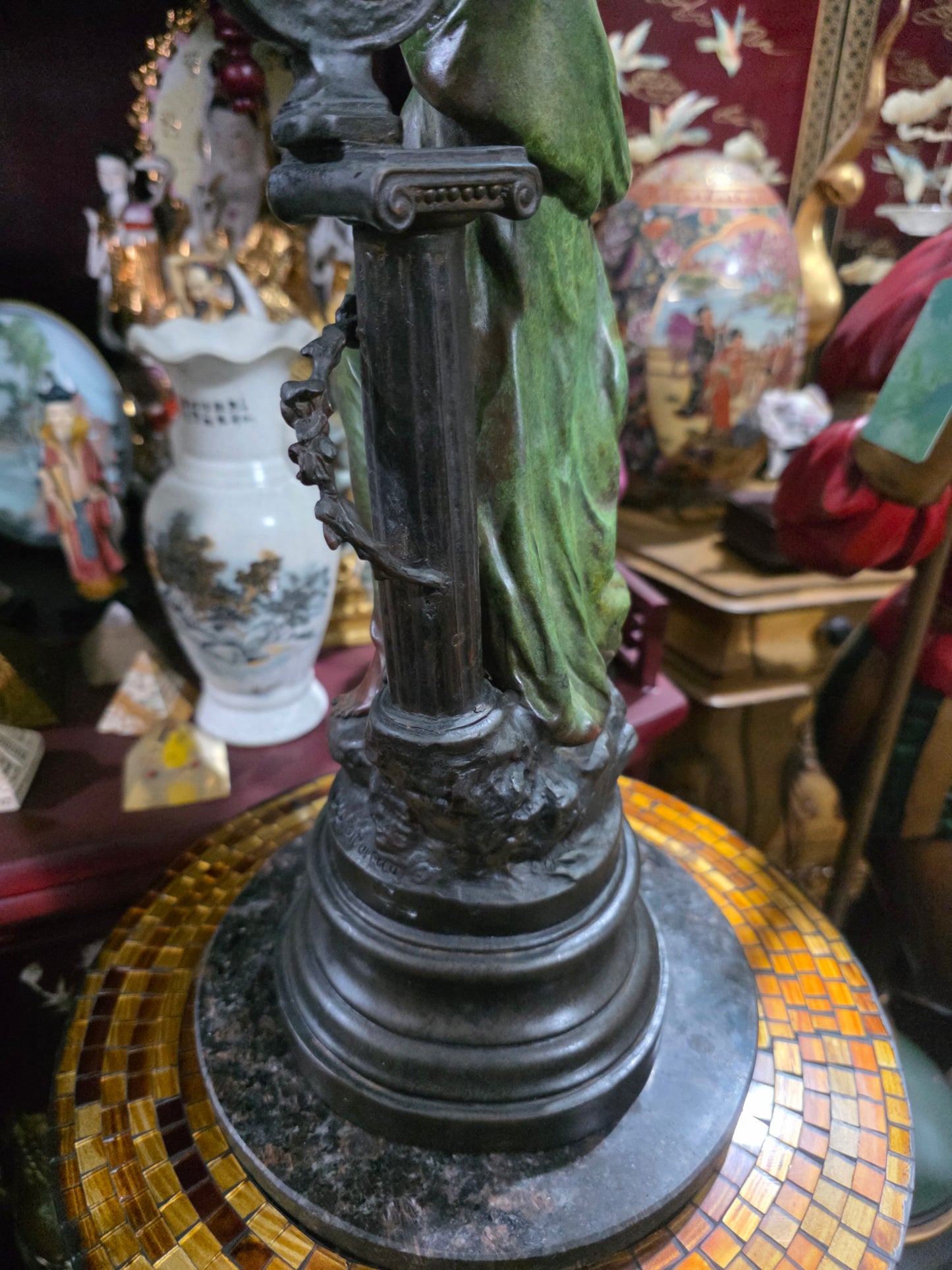 Bronze Sculpture Signed Auguste Moreau 🕊️🌿