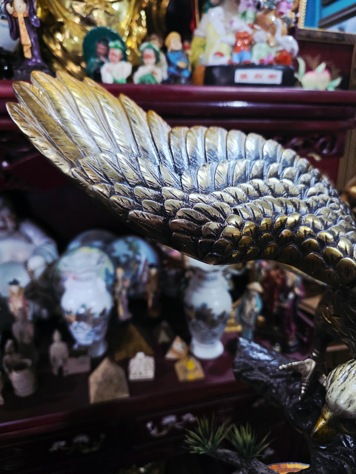 Escultura de Halcón en Metal🦅