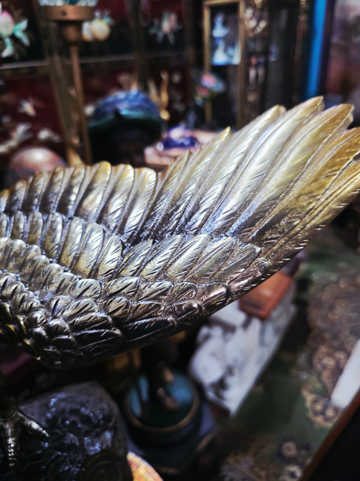Escultura de Halcón en Metal🦅