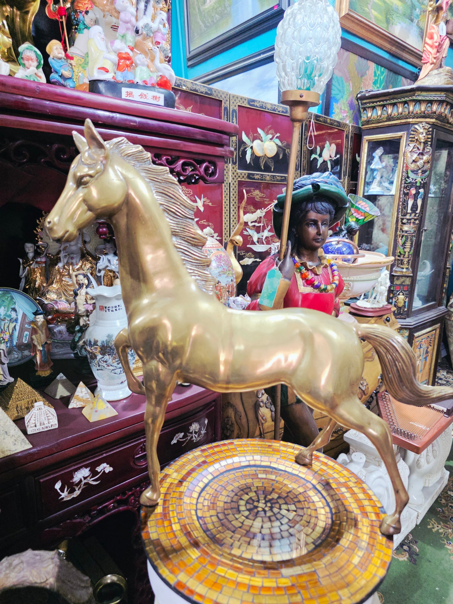 Escultura de Llegua en Bronce Solido 🐎