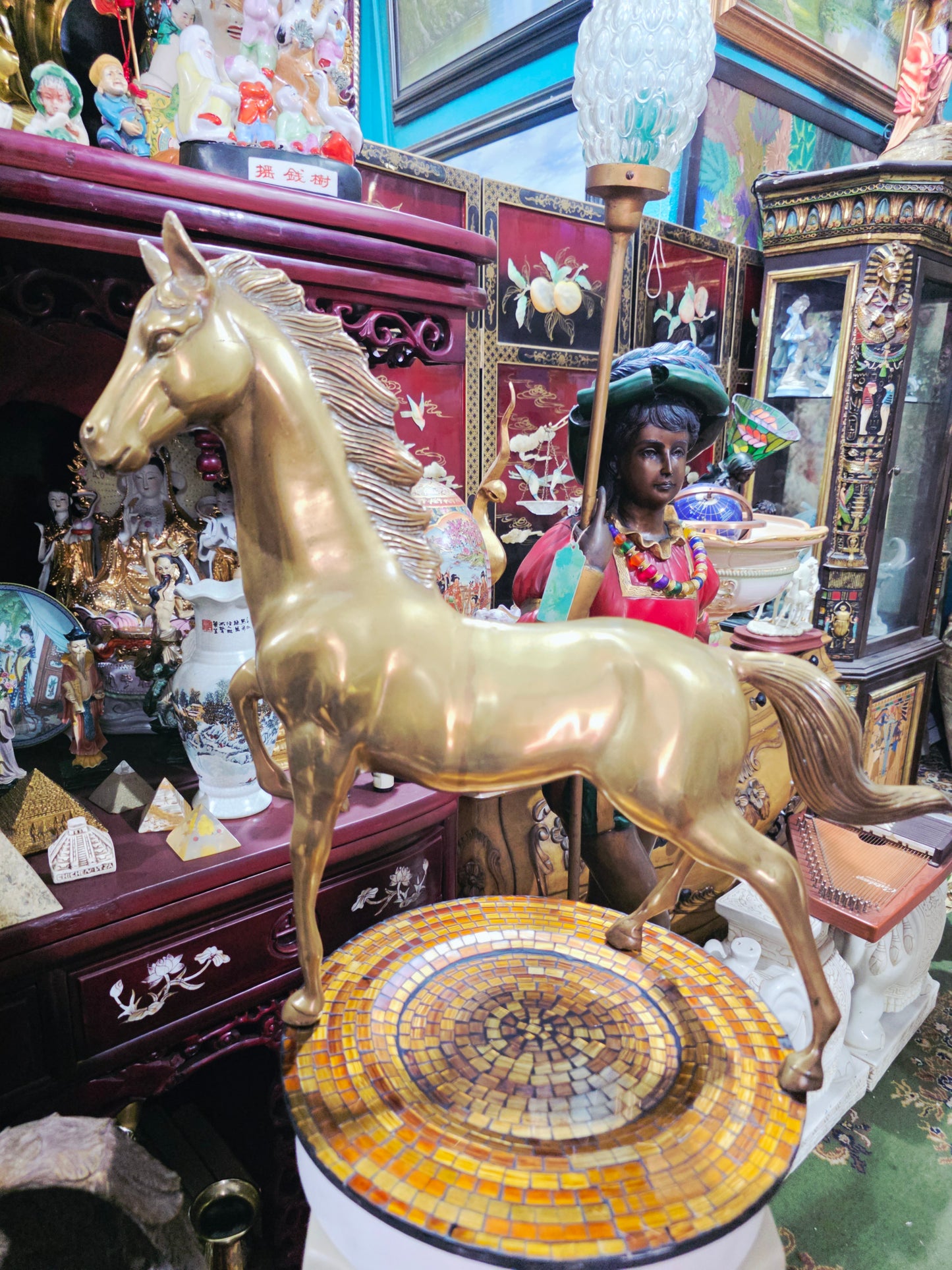 Escultura de Llegua en Bronce Solido 🐎