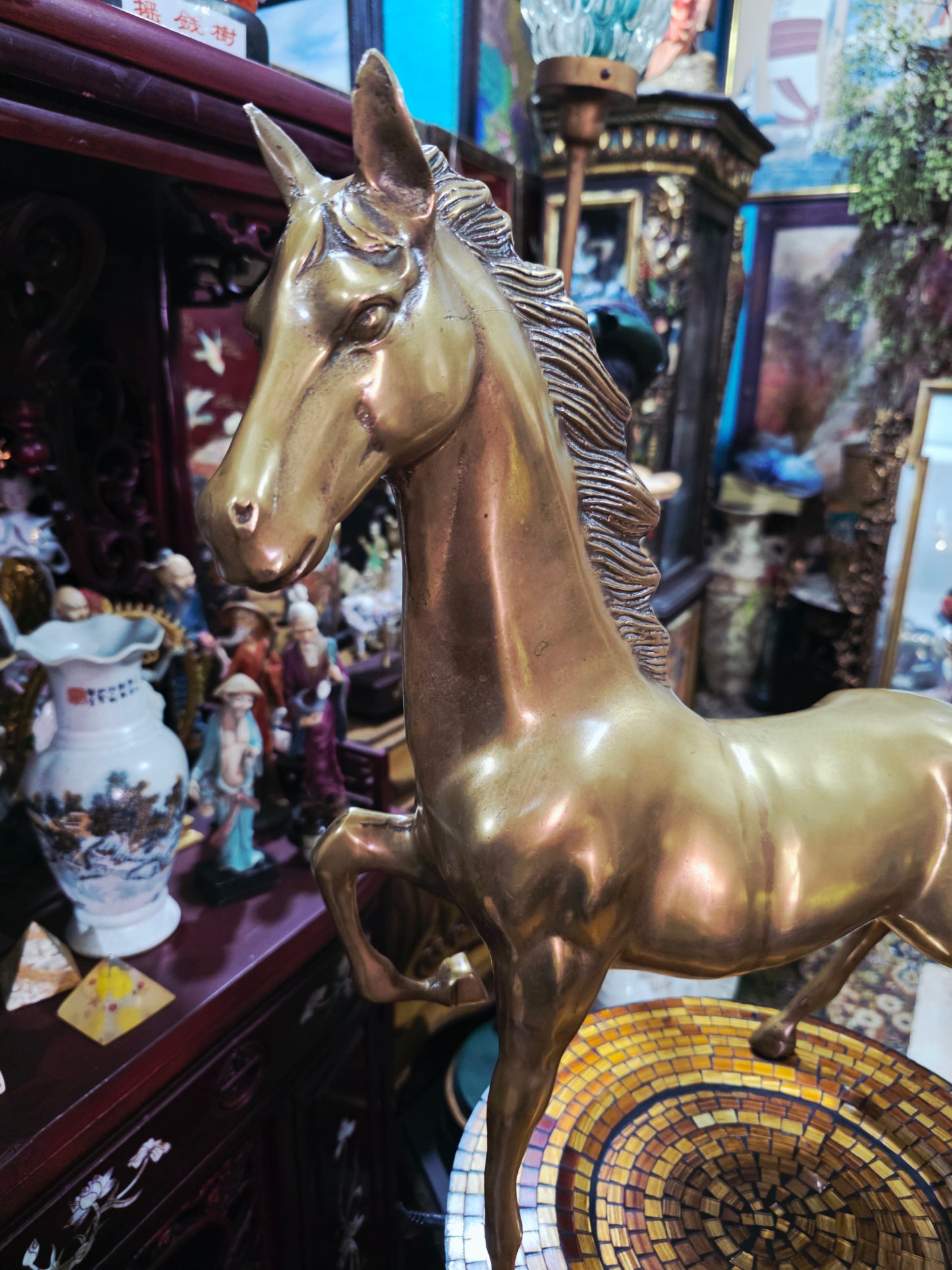 Escultura de Llegua en Bronce Solido 🐎