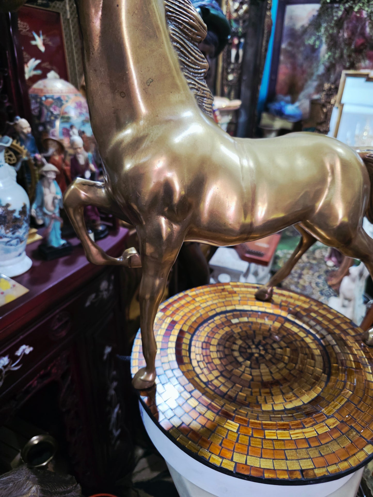 Escultura de Llegua en Bronce Solido 🐎