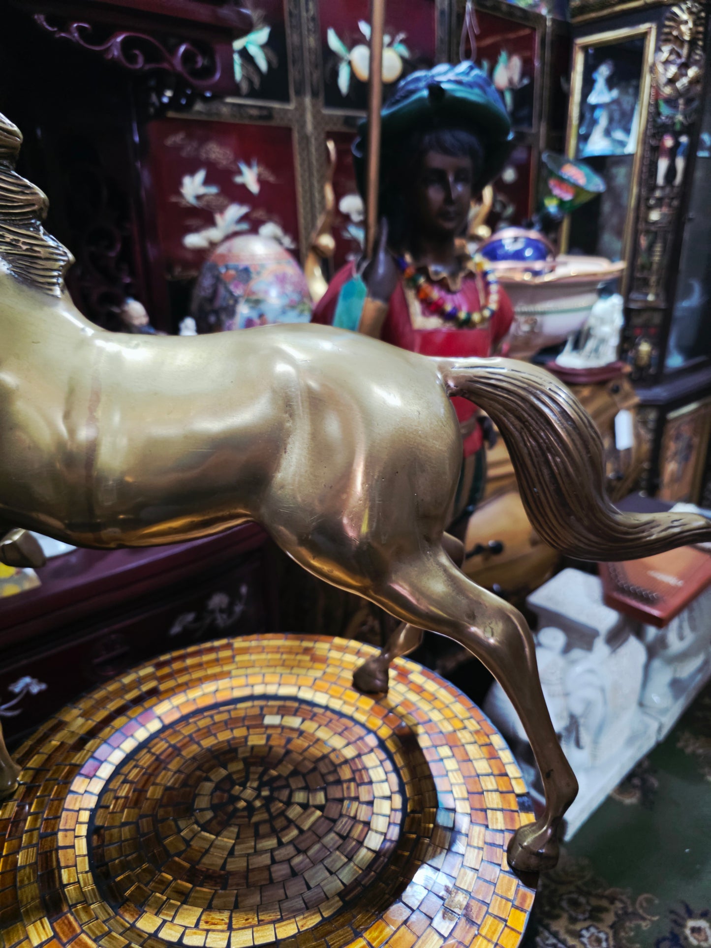 Escultura de Llegua en Bronce Solido 🐎