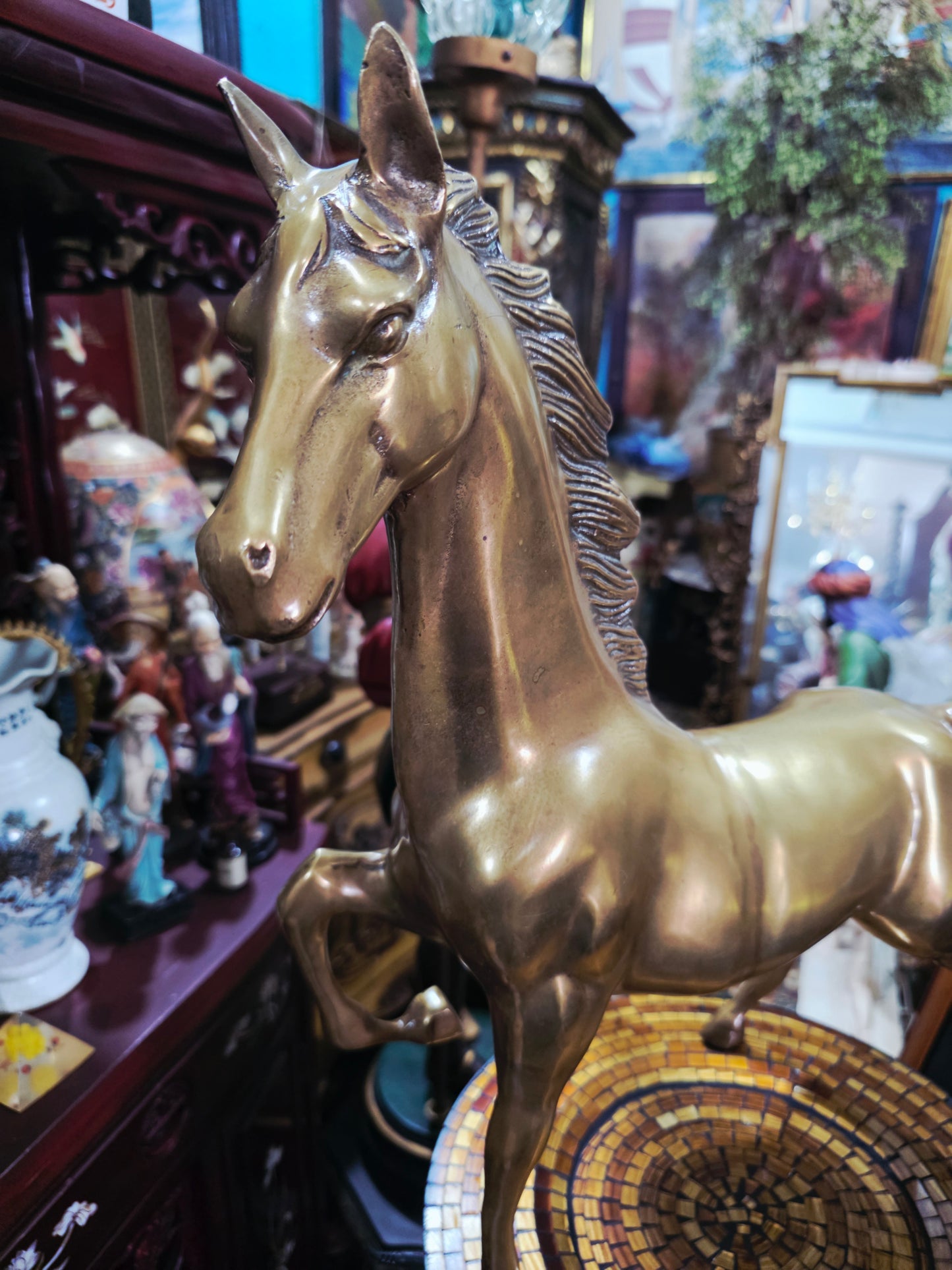 Escultura de Llegua en Bronce Solido 🐎